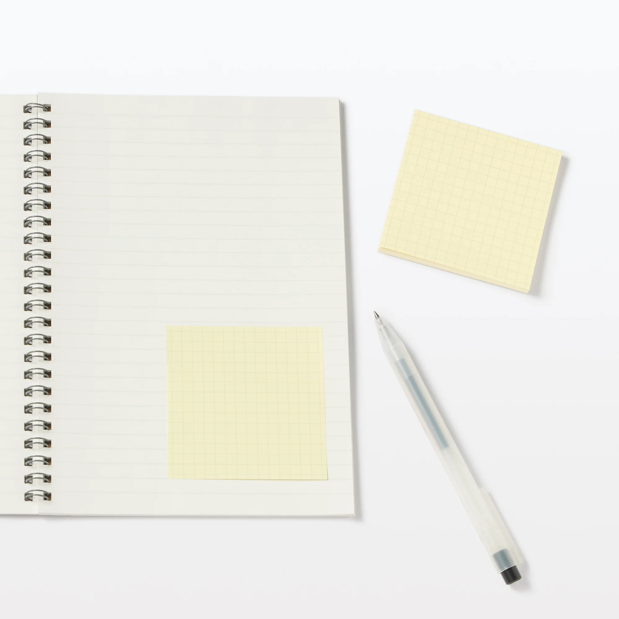 5 mm Grid Square Sticky Notes Yellow 7.5 x 7.5 cm - Image 3