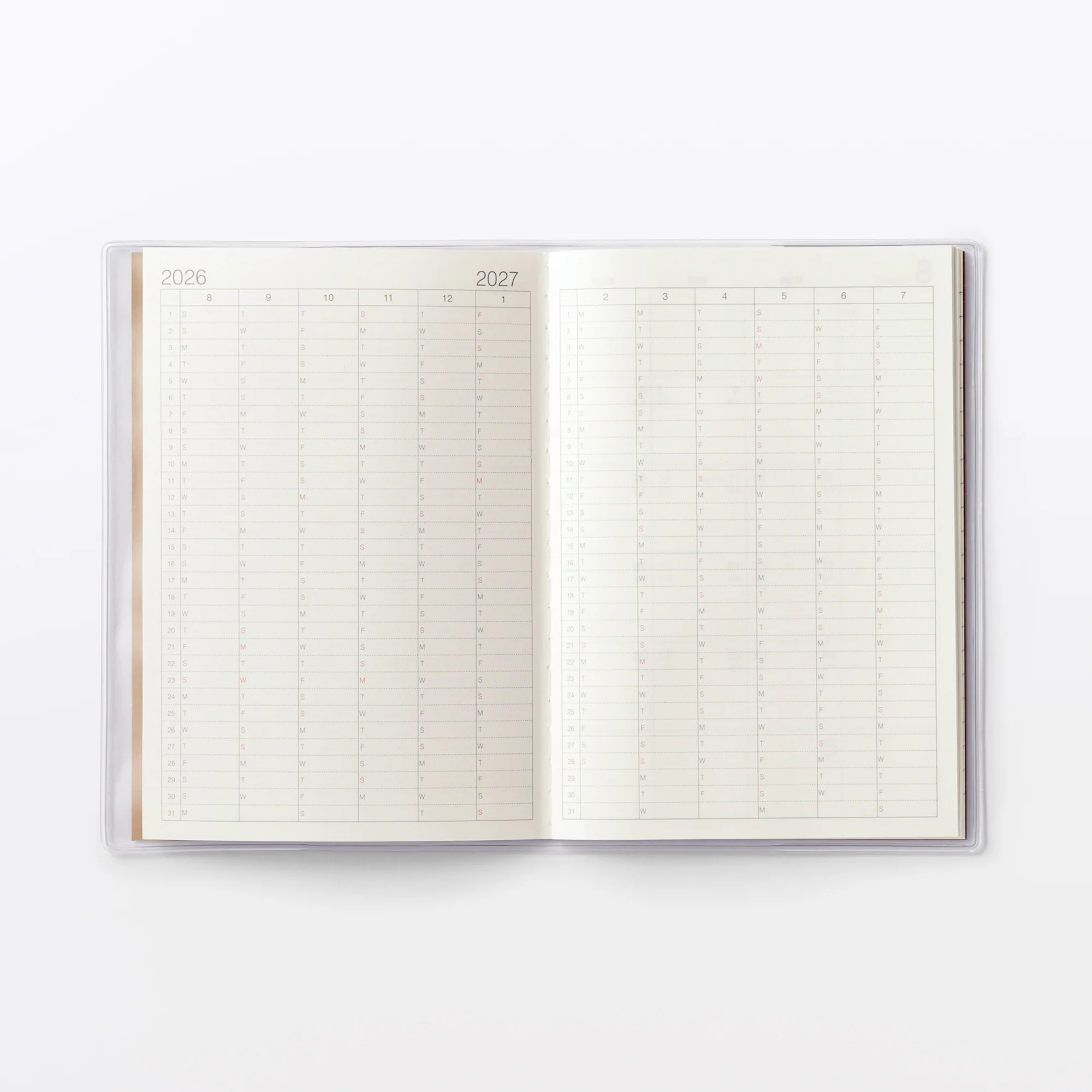 A6 Monthly Planner From Aug. 2026 - Mon. Start - Image 4