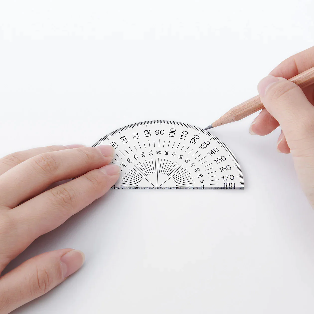Acrylic Protractor Semi-Circle