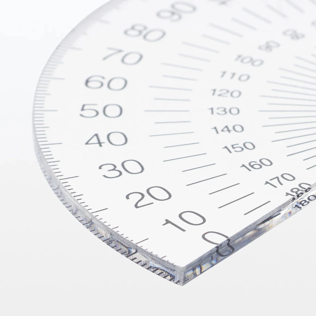 Acrylic Protractor Semi-Circle - Image 4