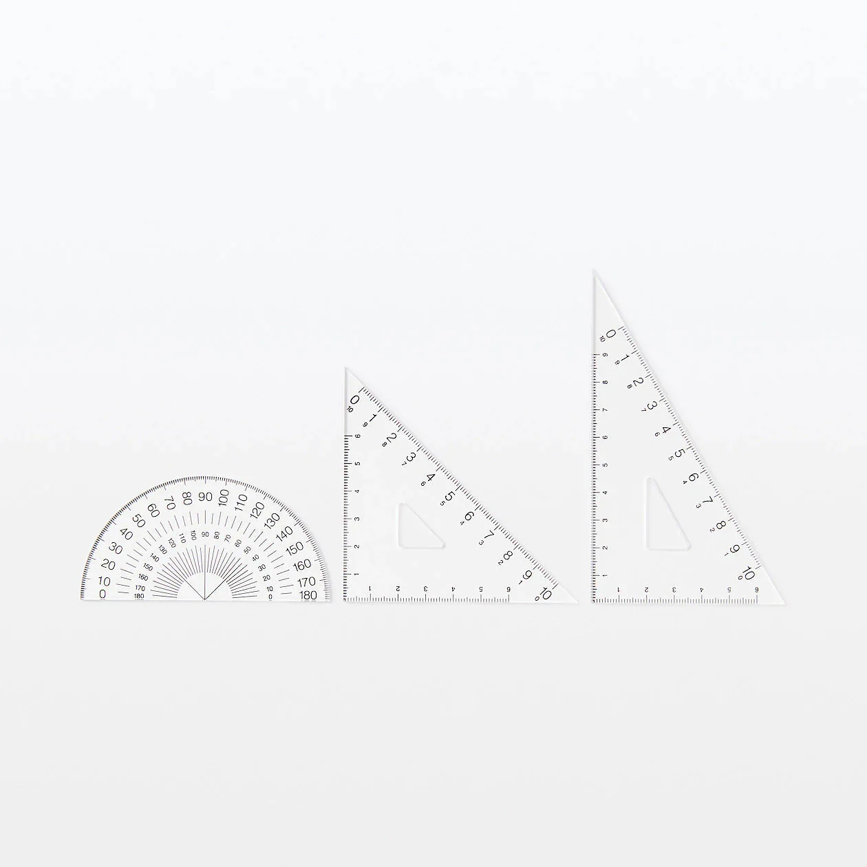 Acrylic Protractor Semi-Circle - Image 5