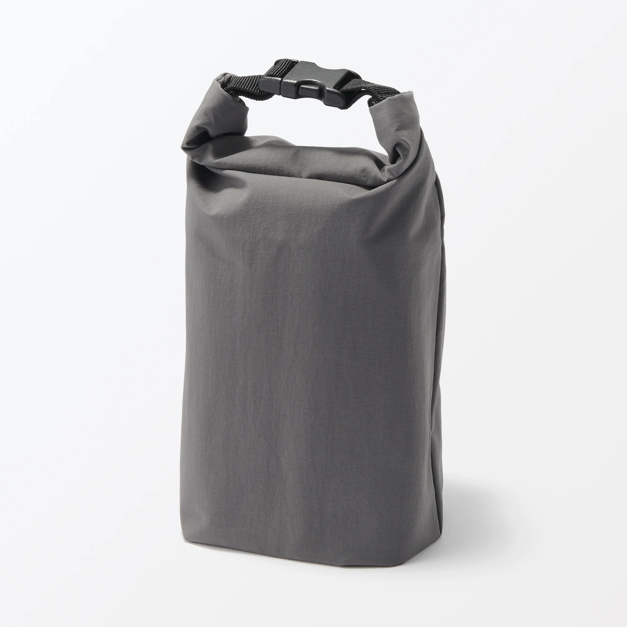 Adjustable Roll-Top Lunch Bag Grey - Small - Image 3