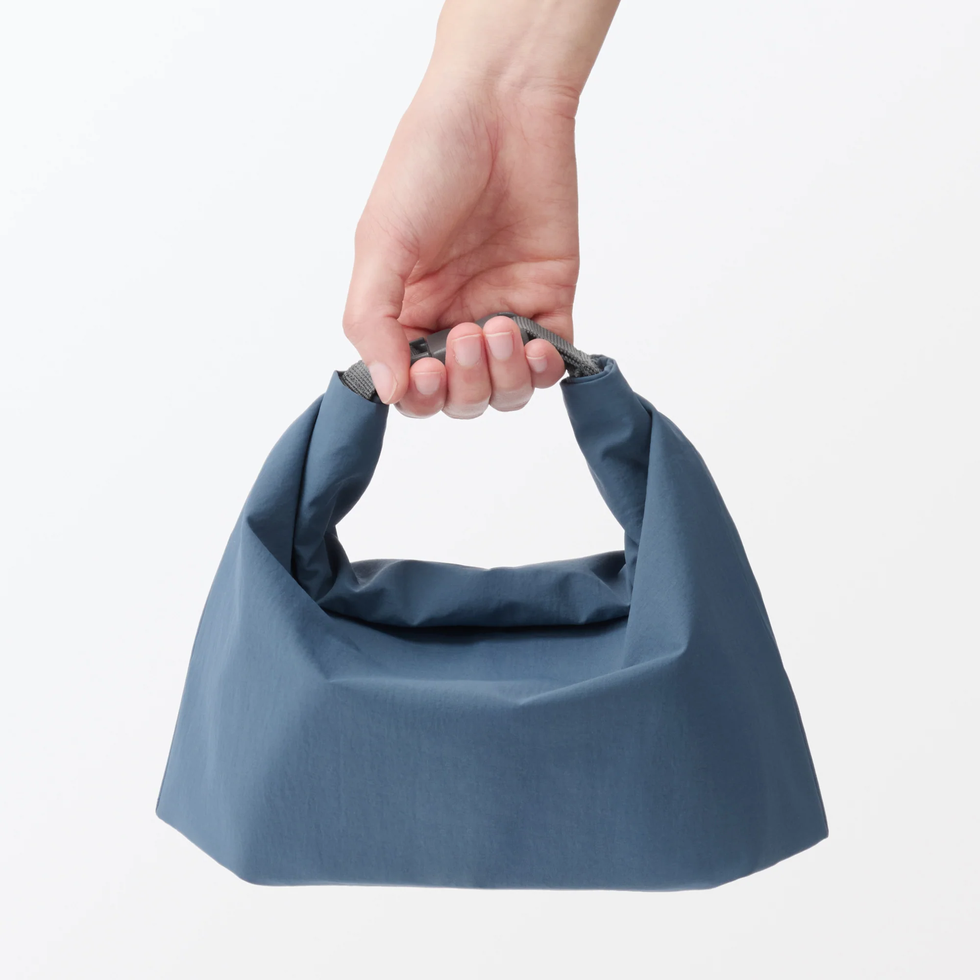 Adjustable Roll-Top Lunch Bag Smoky Blue - Large - Image 8