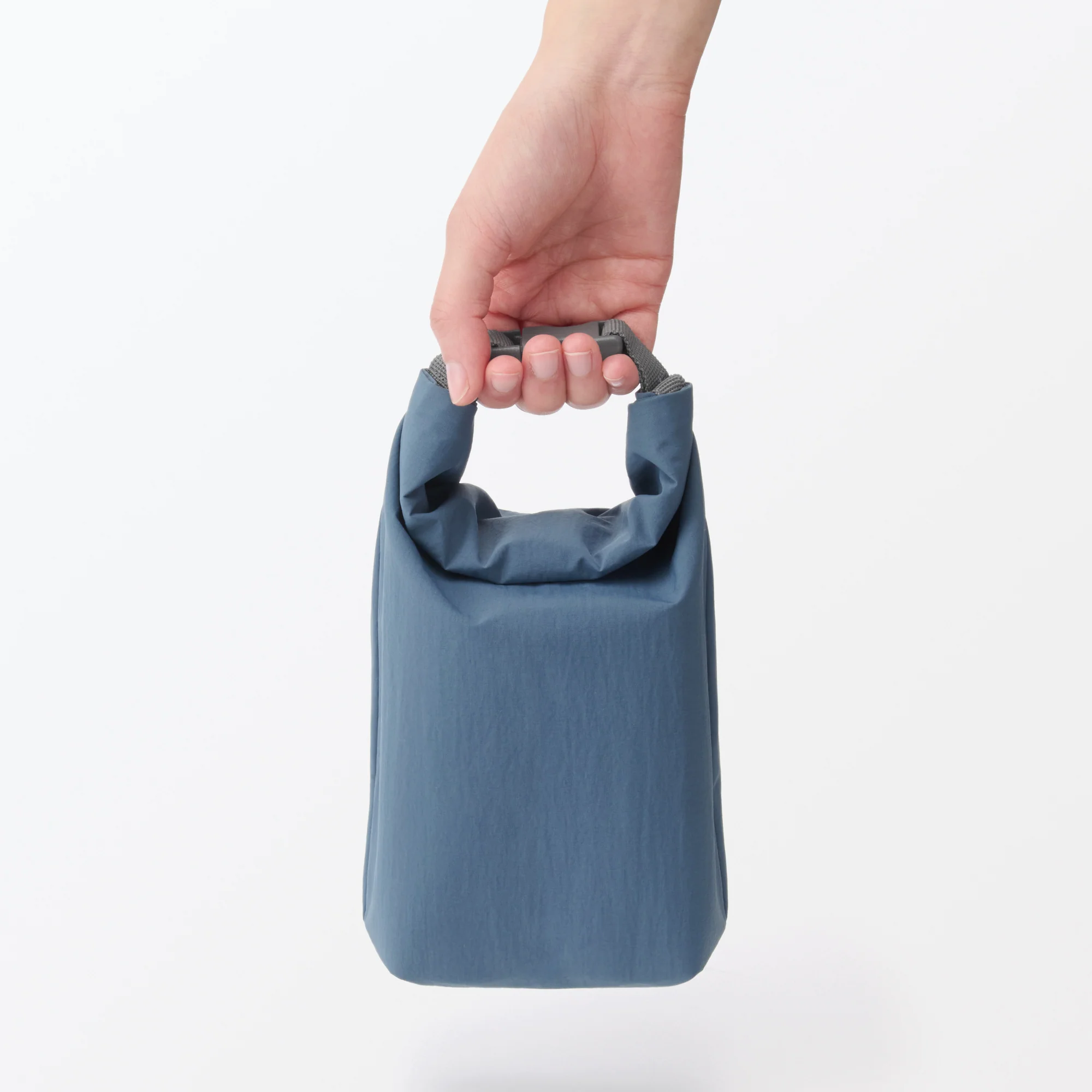 Adjustable Roll-Top Lunch Bag Smoky Blue - Small - Image 8
