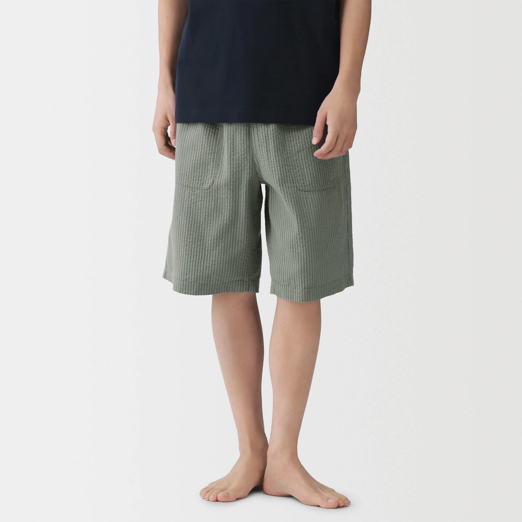 Airy Seersucker Shorts - Image 19
