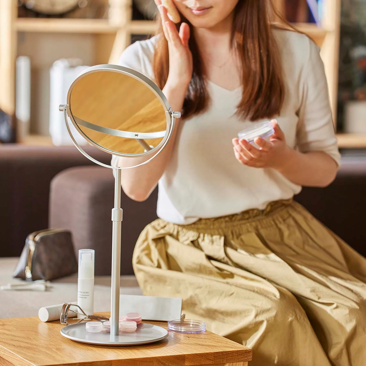 Aluminum Vanity Mirror - Image 2