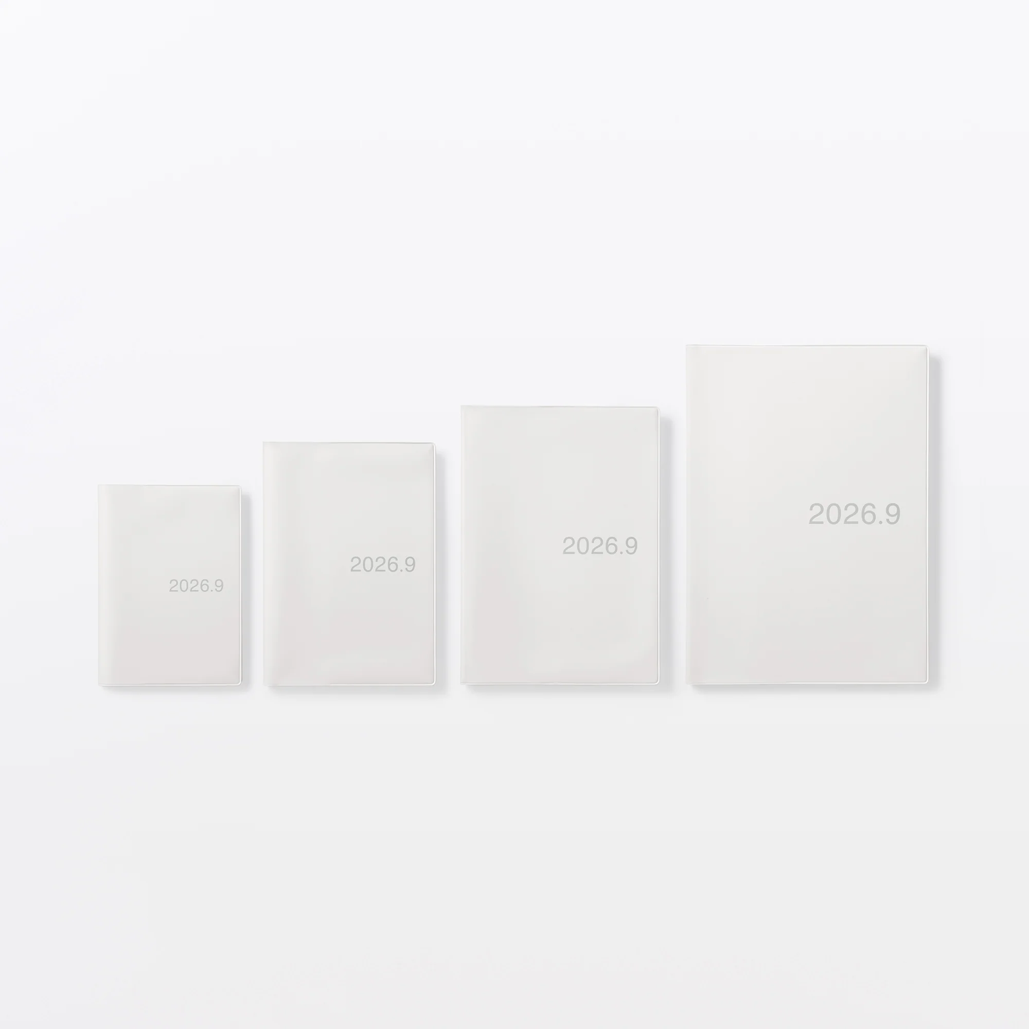 B5 White Grey Monthly/Weekly Planner From Aug. 2026 - Mon. Start - Image 10