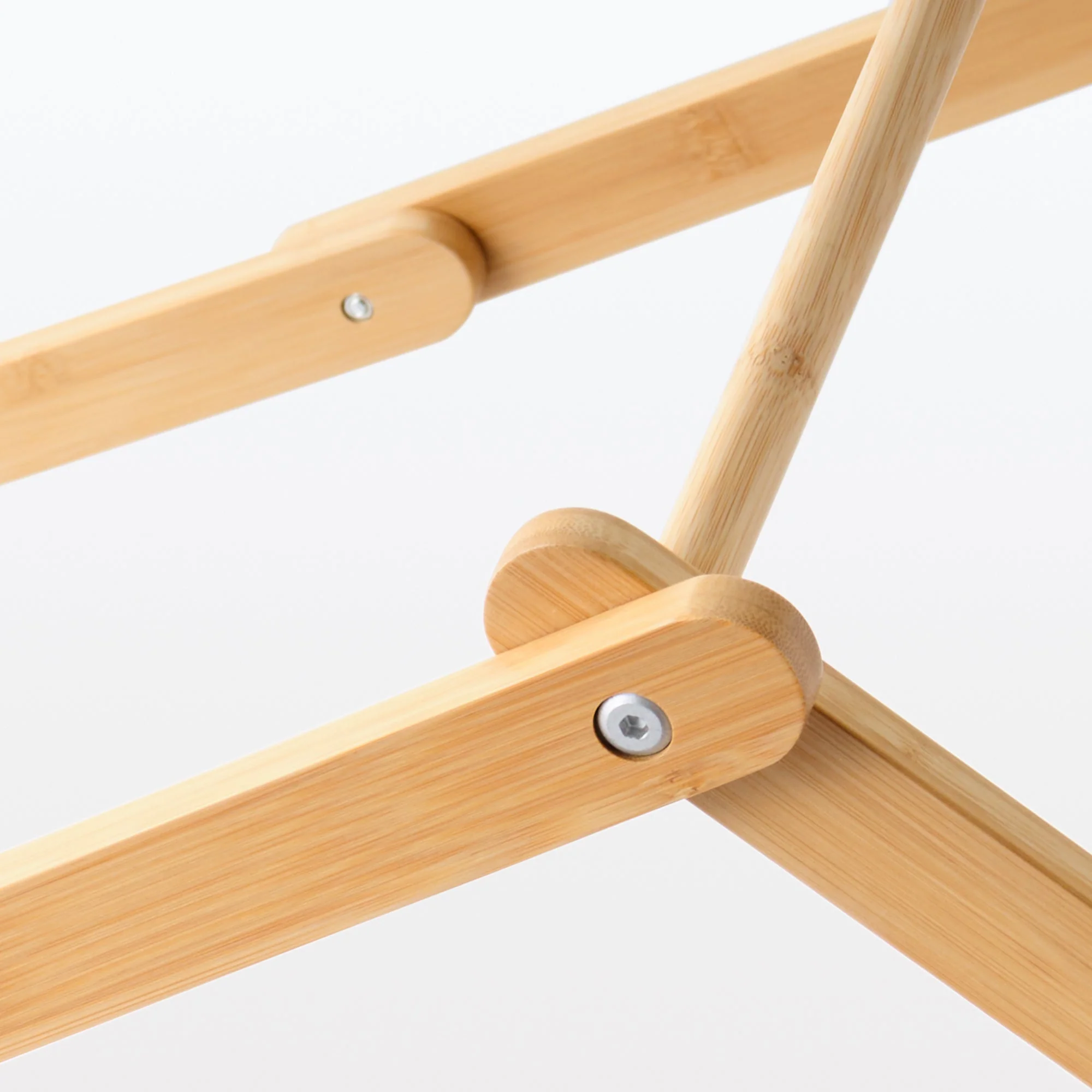 Bamboo Clothes Rack with Adjustable Width - Image 5