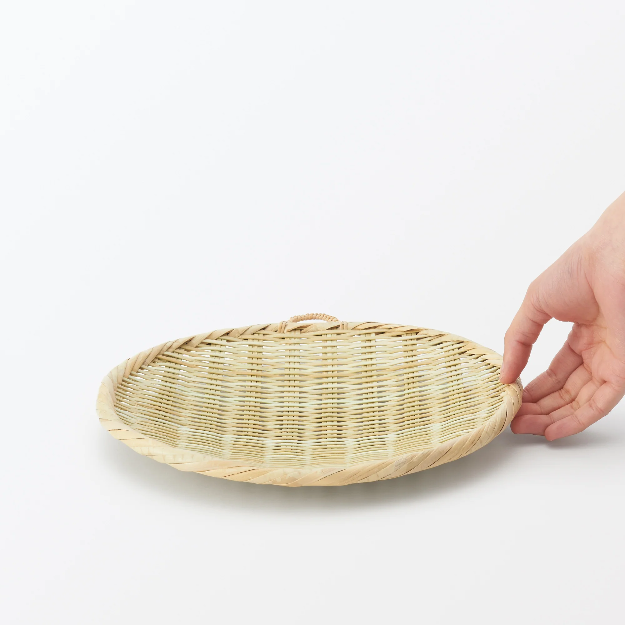 Bamboo Flat Strainer - Large - Image 2