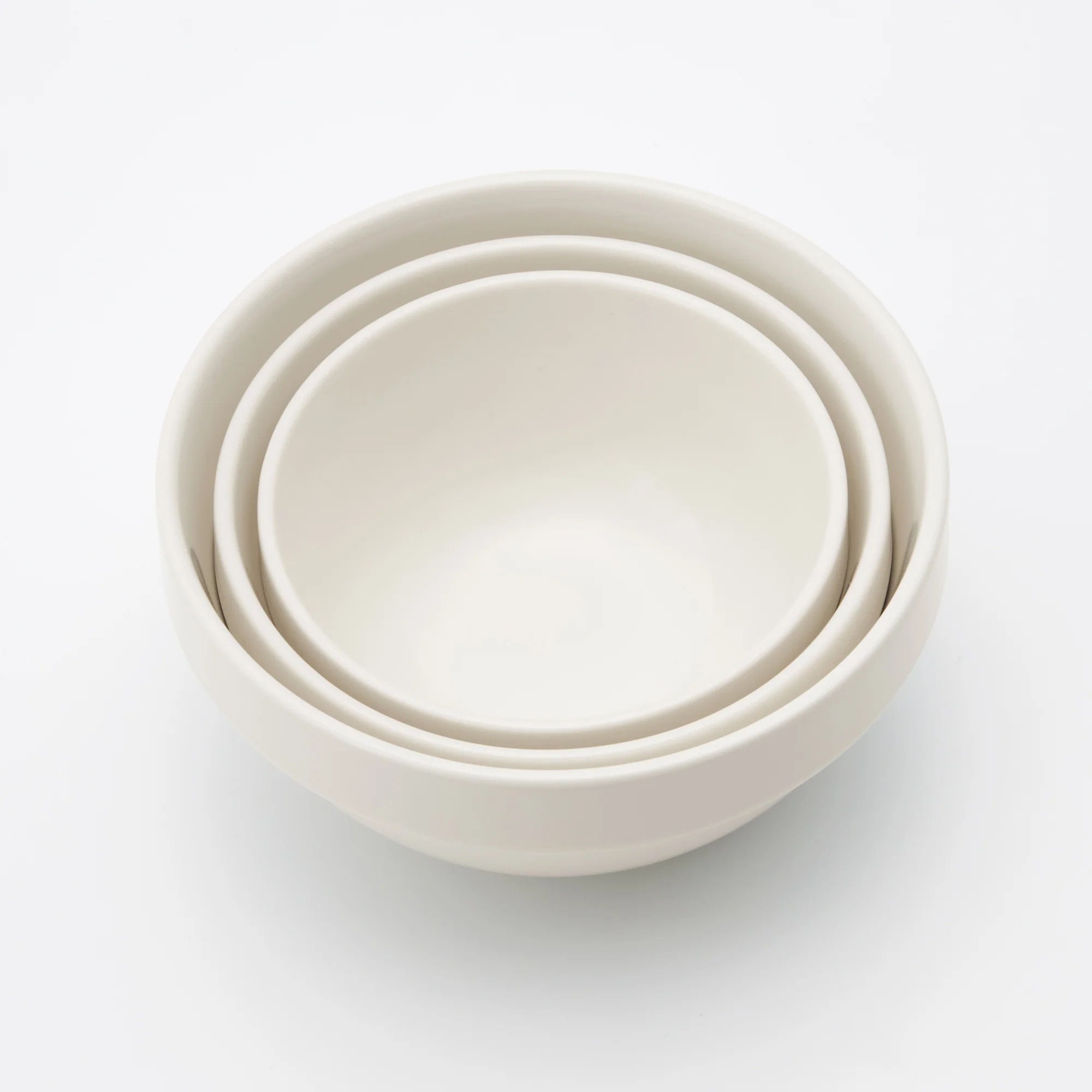 Beige Porcelain Stackable Bowl - Image 28
