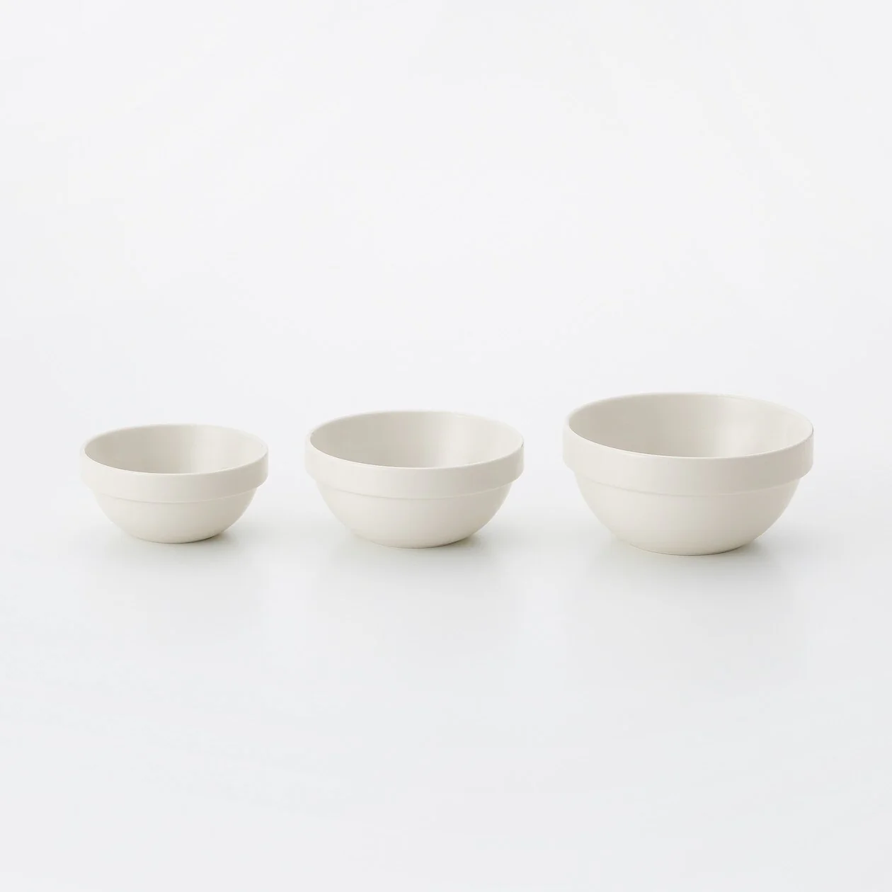 Beige Porcelain Stackable Bowl - Image 7