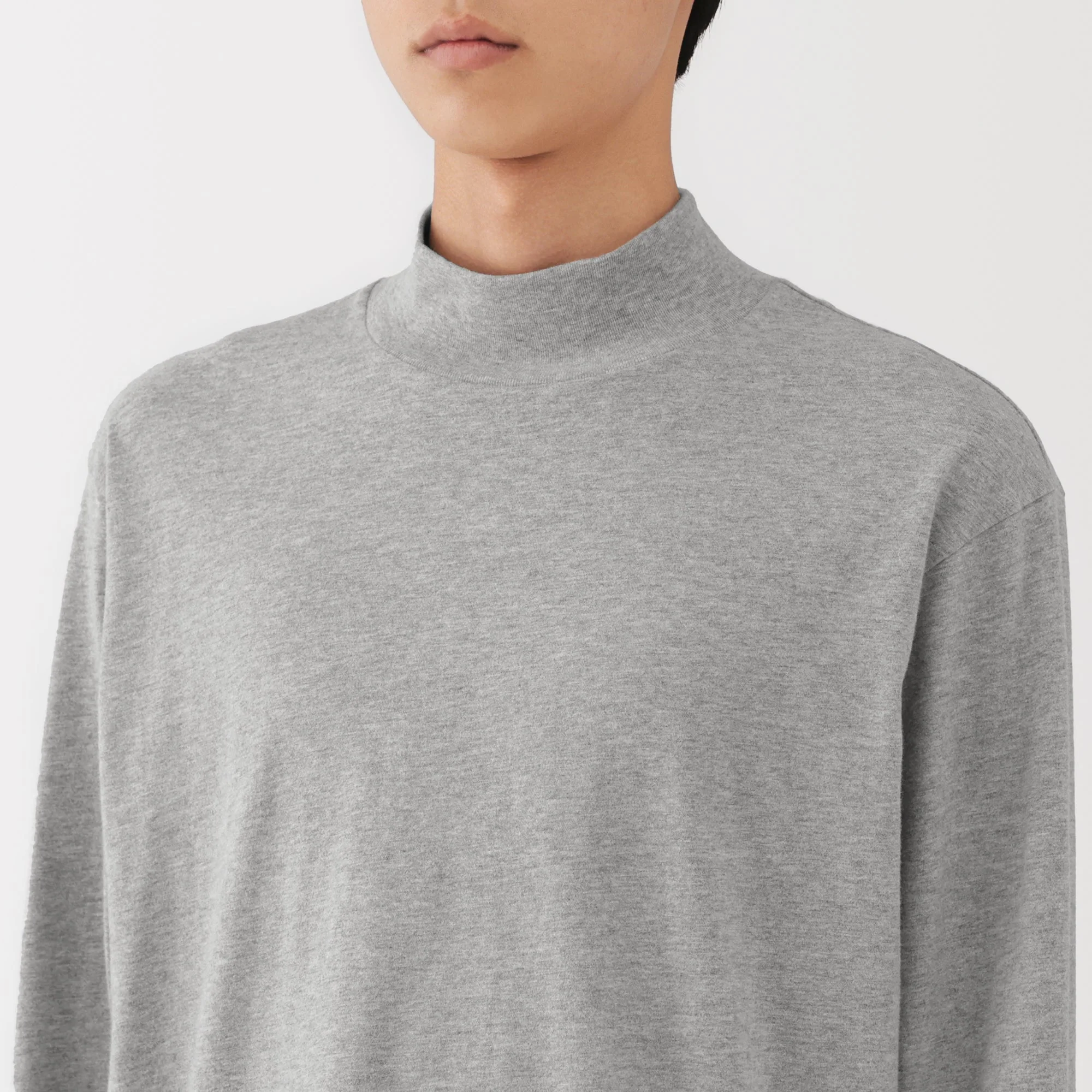 Brushed High Neck T-Shirt - Image 23