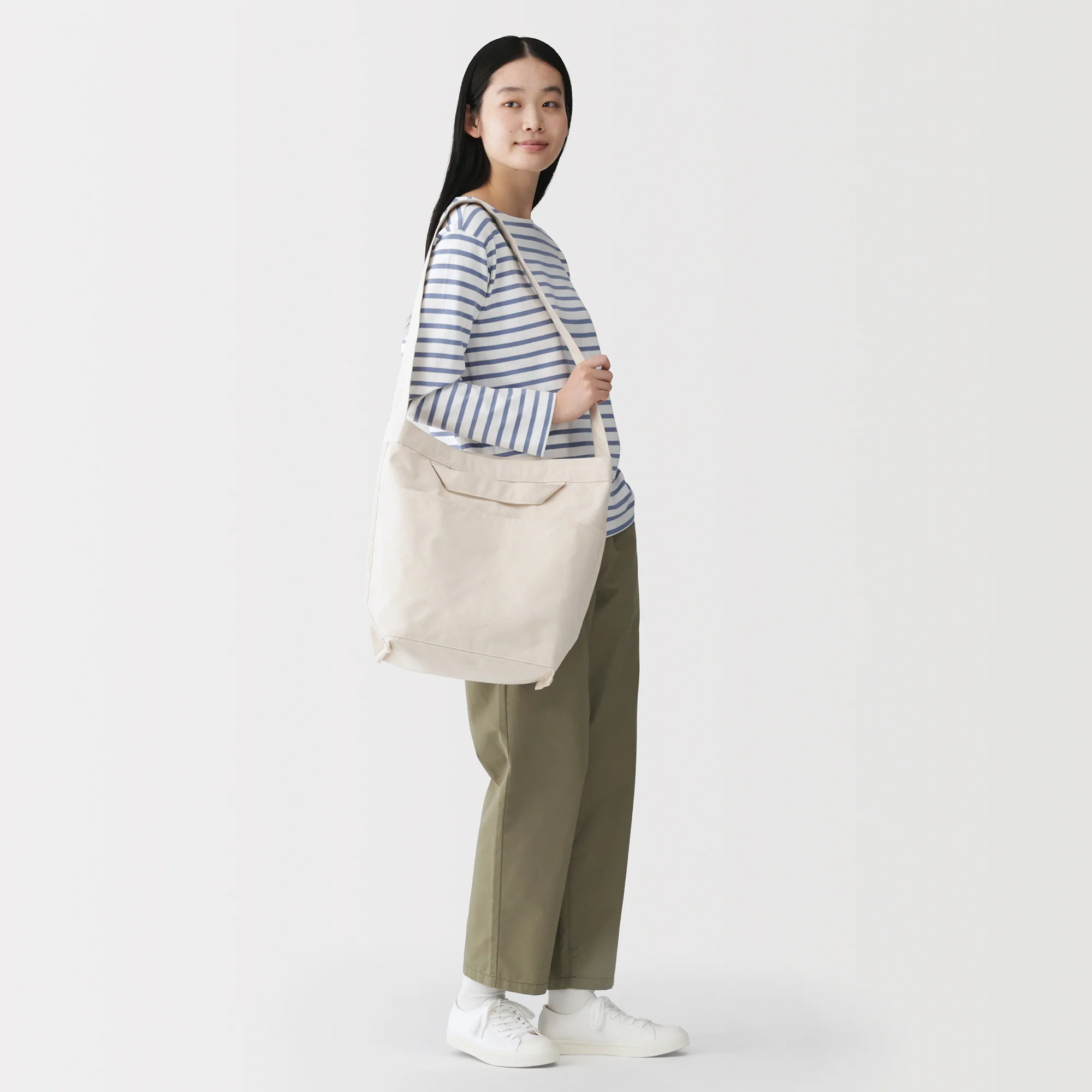Canvas Shoulder Tote Bag - Image 21