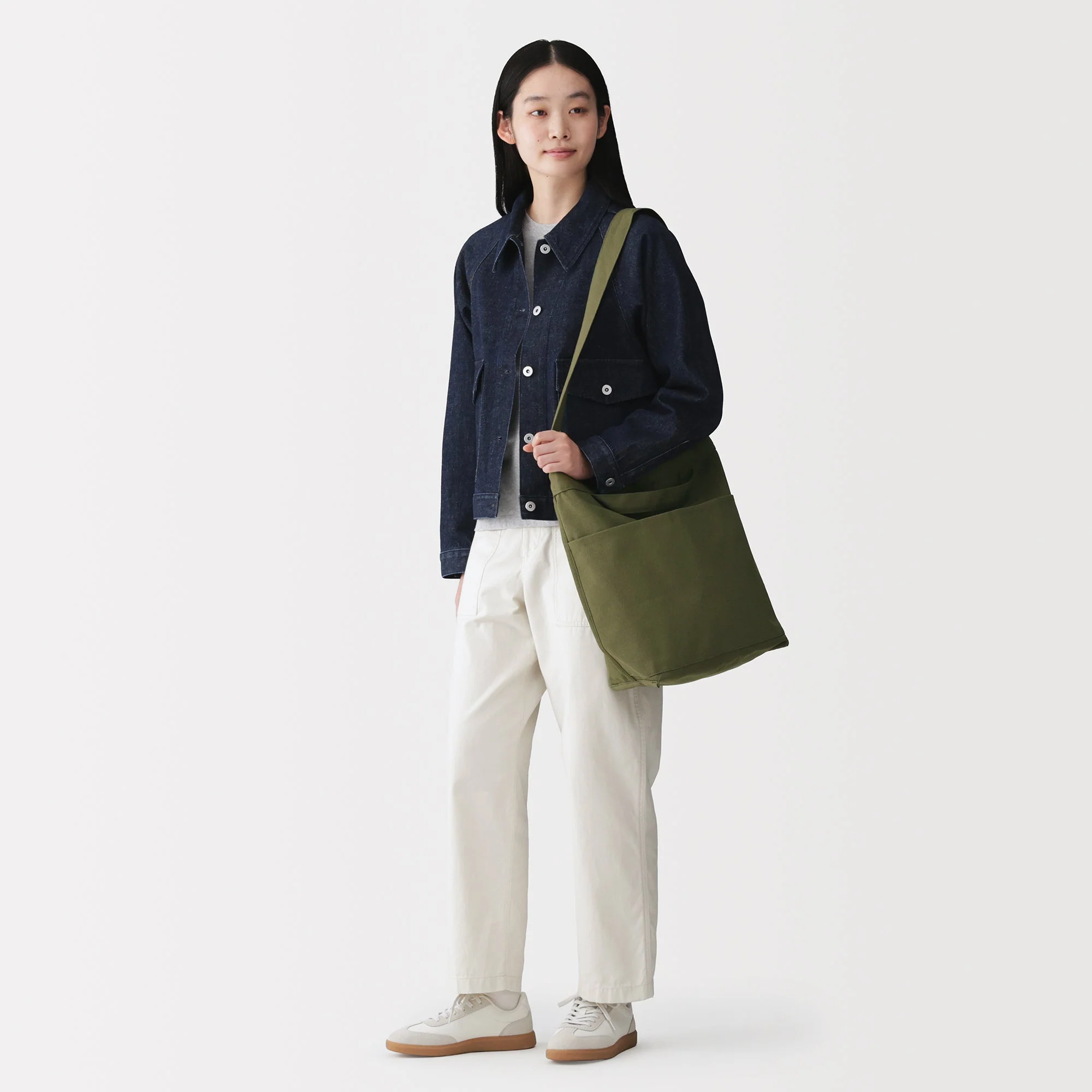 Canvas Shoulder Tote Bag - Image 3