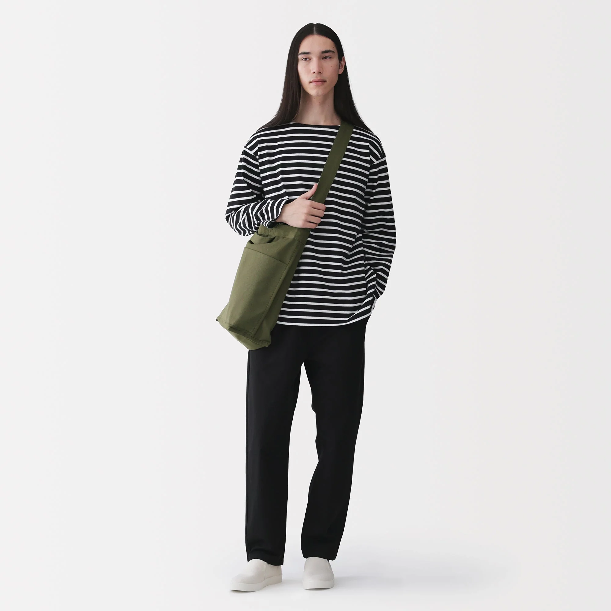 Canvas Shoulder Tote Bag - Image 5
