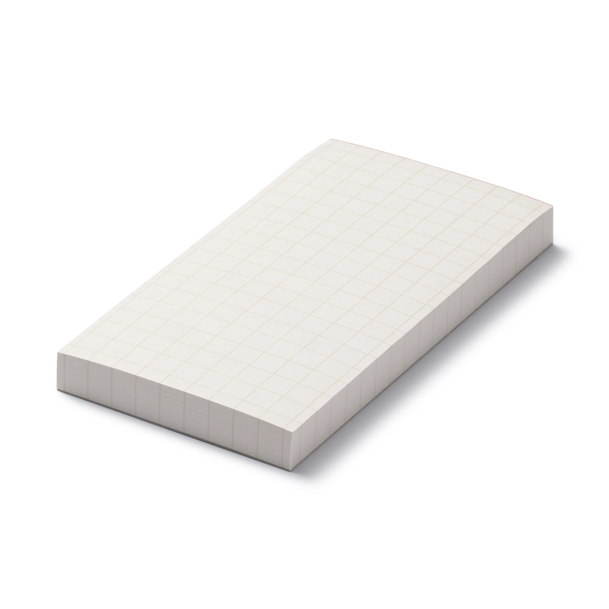 Coloured Notepad - Grid 7.8 x 14.7 cm