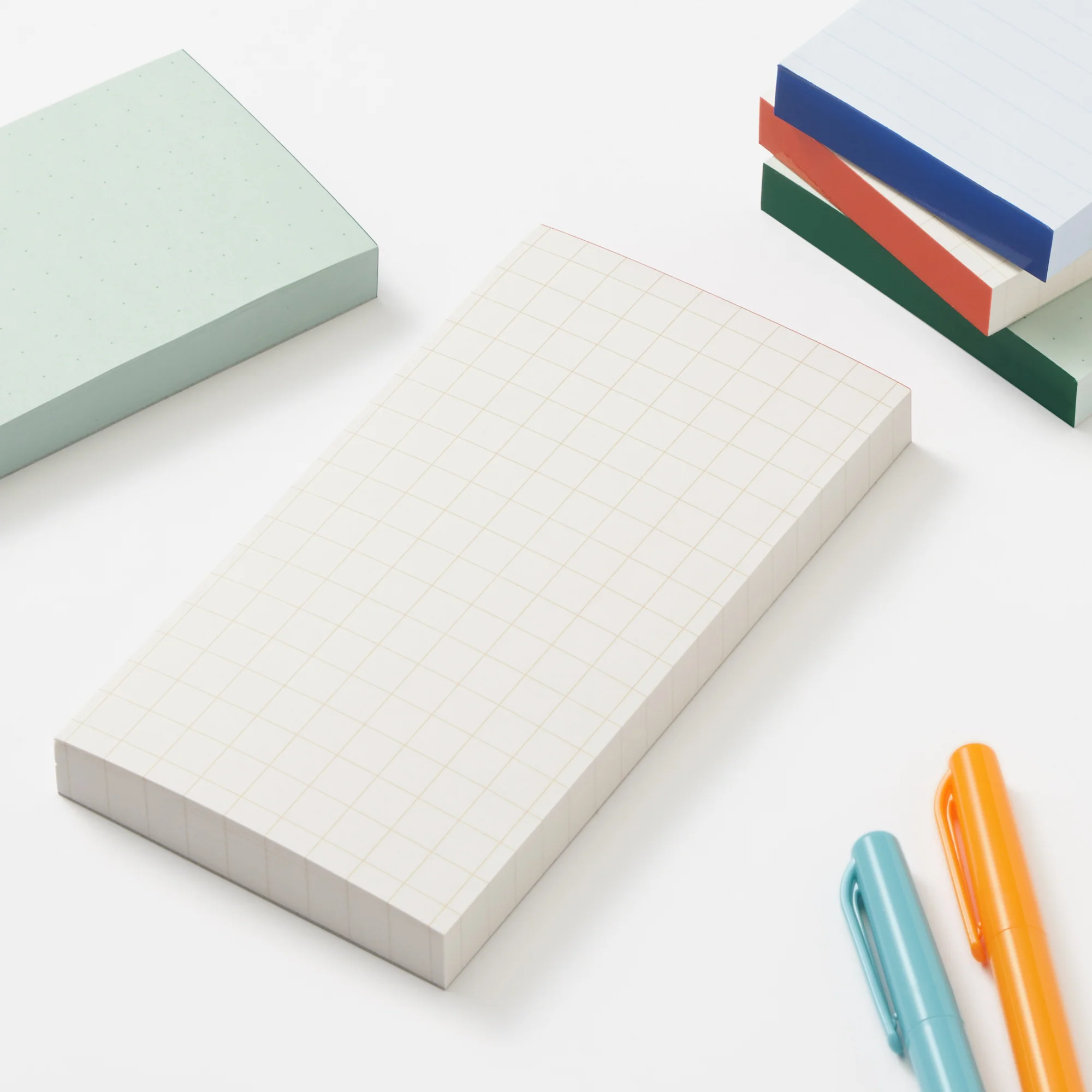 Coloured Notepad - Grid 7.8 x 14.7 cm - Image 6