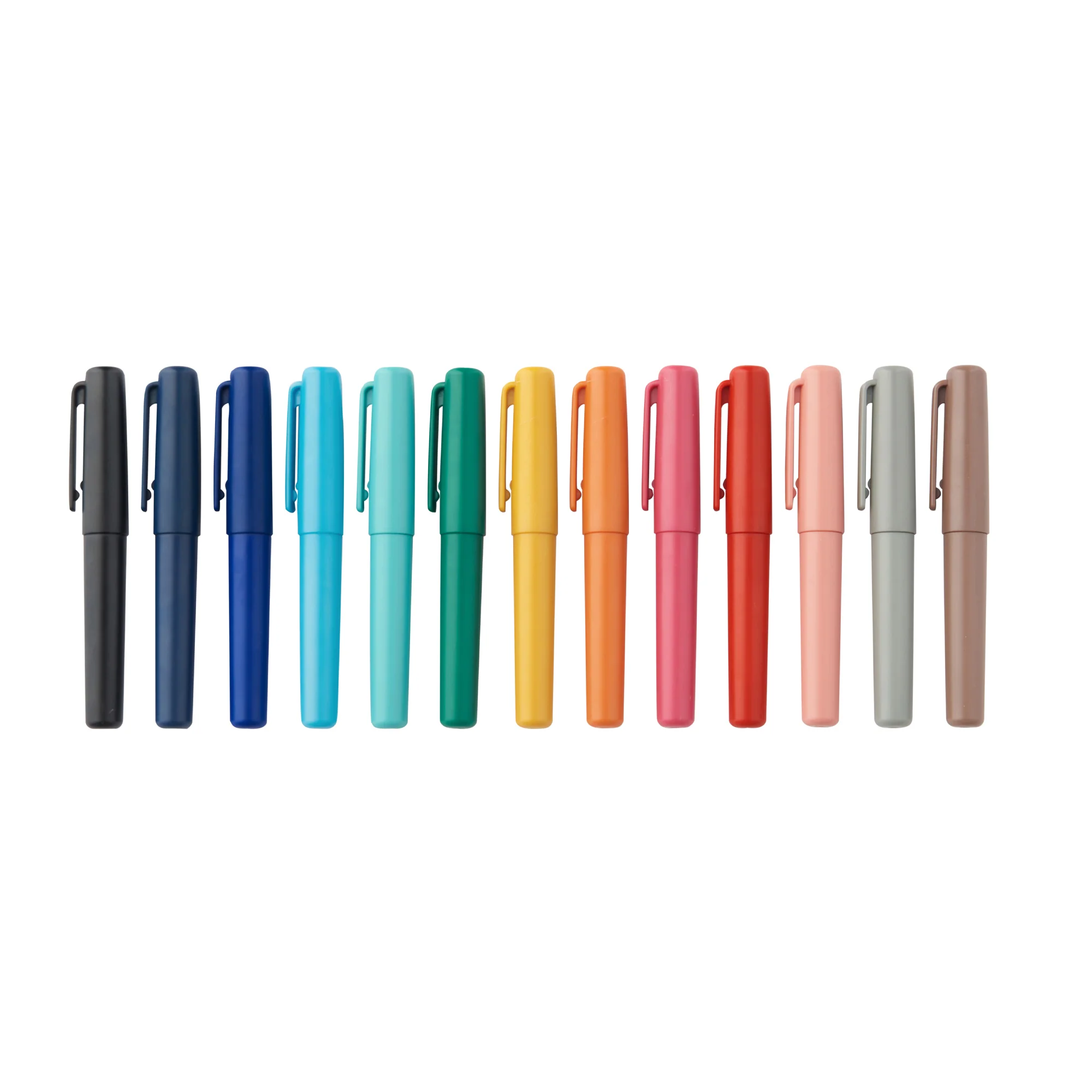Compact Gel Ink Ballpoint Pen Cap Type 0.5 mm - Blue - Image 8