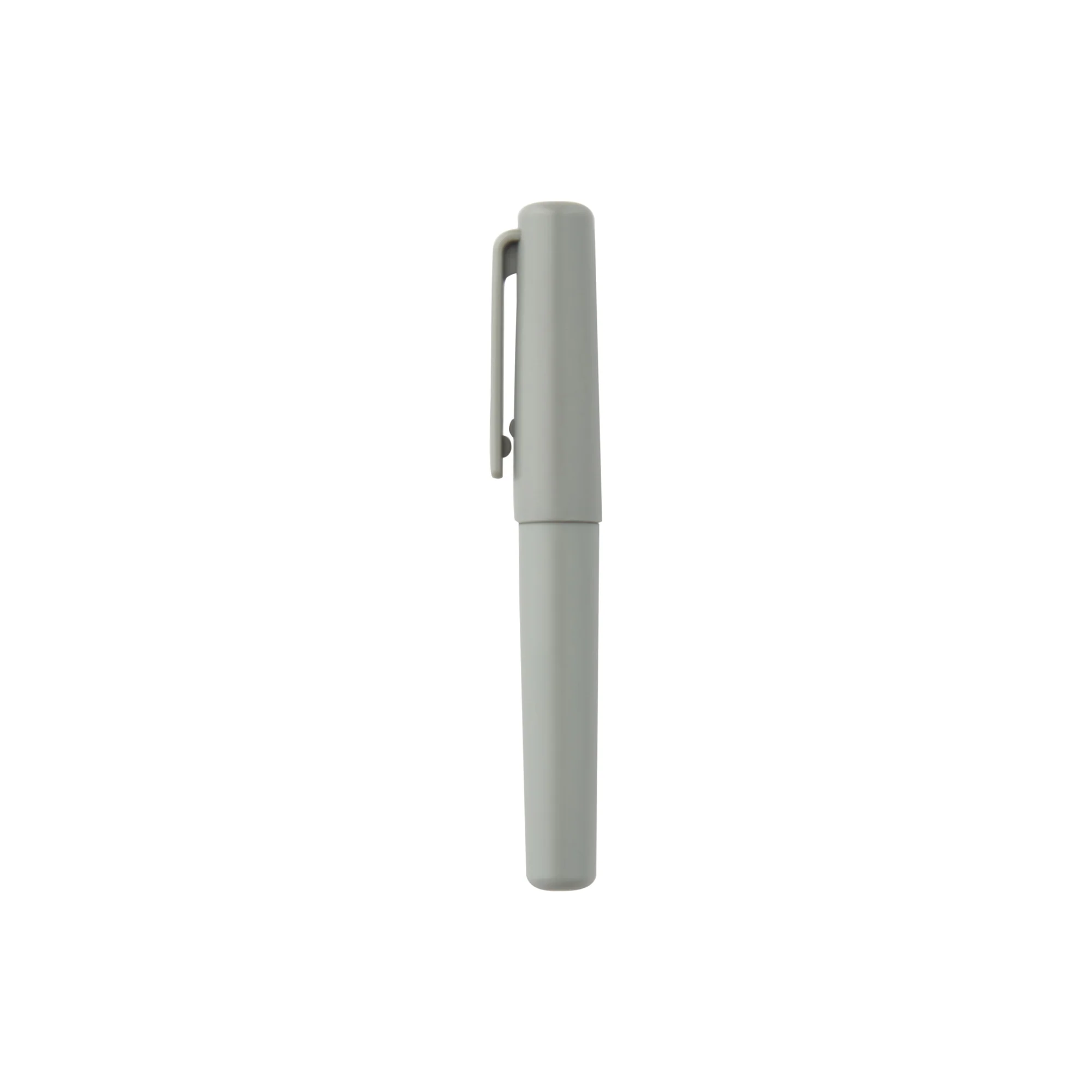 Compact Gel Ink Ballpoint Pen Cap Type 0.5 mm - Grey