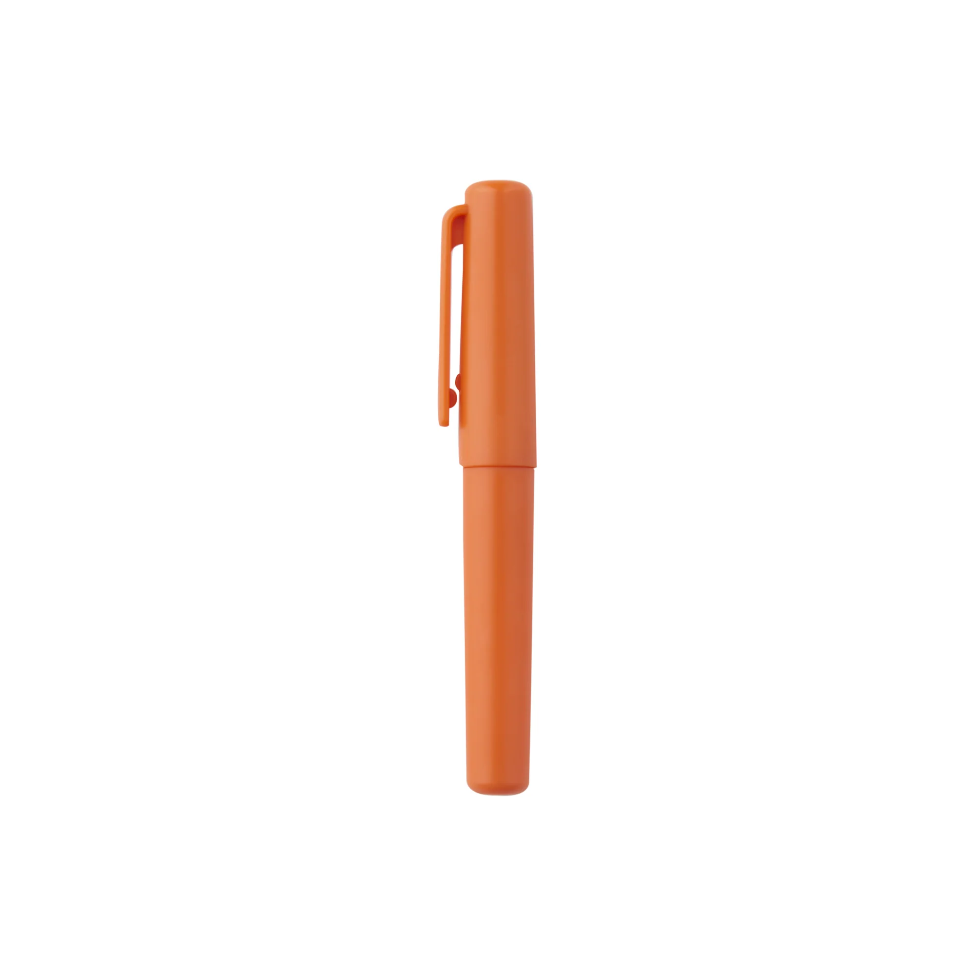 Compact Gel Ink Ballpoint Pen Cap Type 0.5 mm - Orange