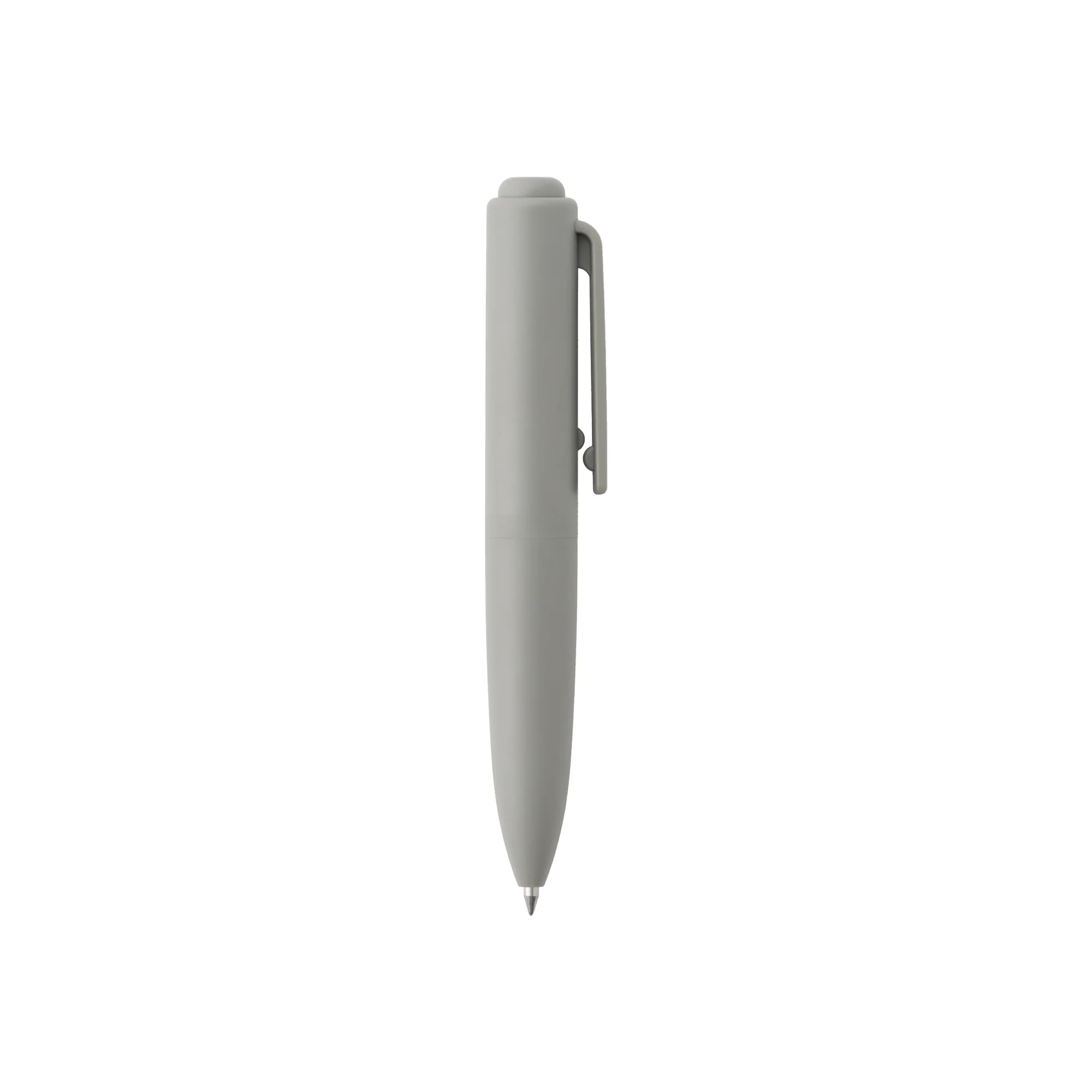 Compact Gel Ink Ballpoint Pen Knock Type 0.5 mm - Grey