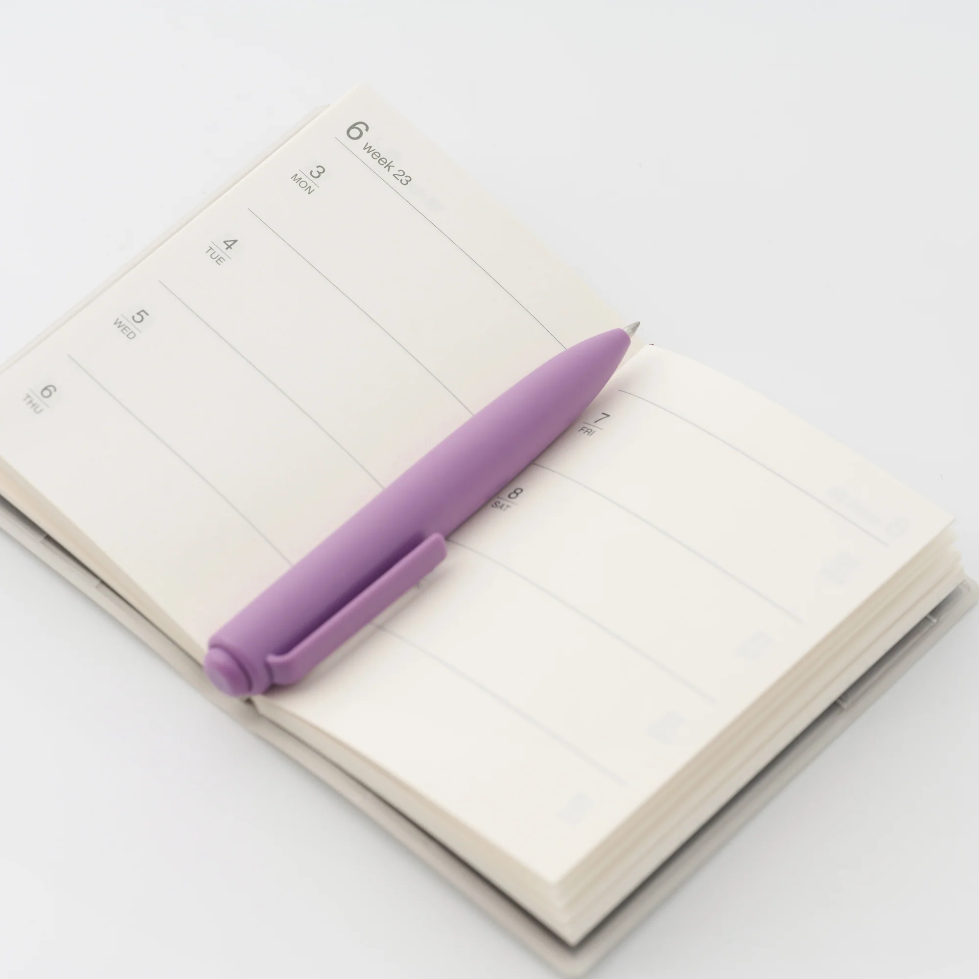Compact Gel Ink Ballpoint Pen Knock Type 0.5 mm - Grey - Image 6