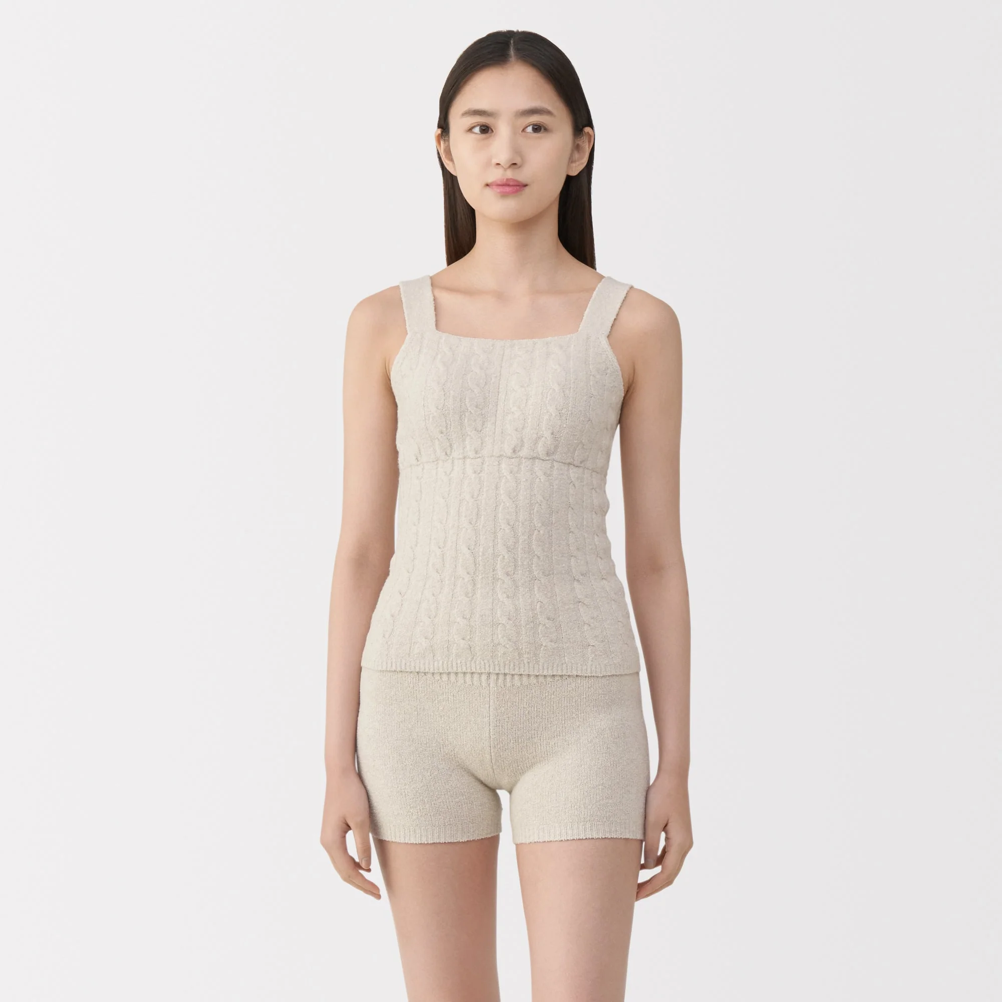 Cotton Blend Bra Tank Top - Image 12