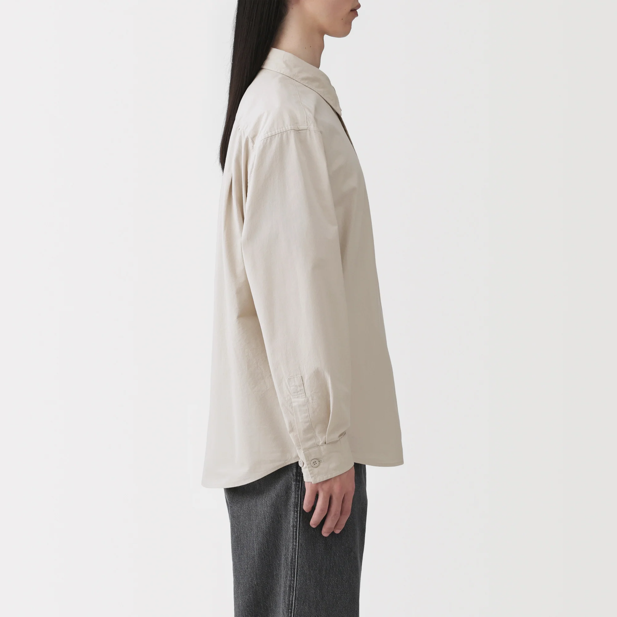 Cotton Broadcloth Overshirt - Image 5