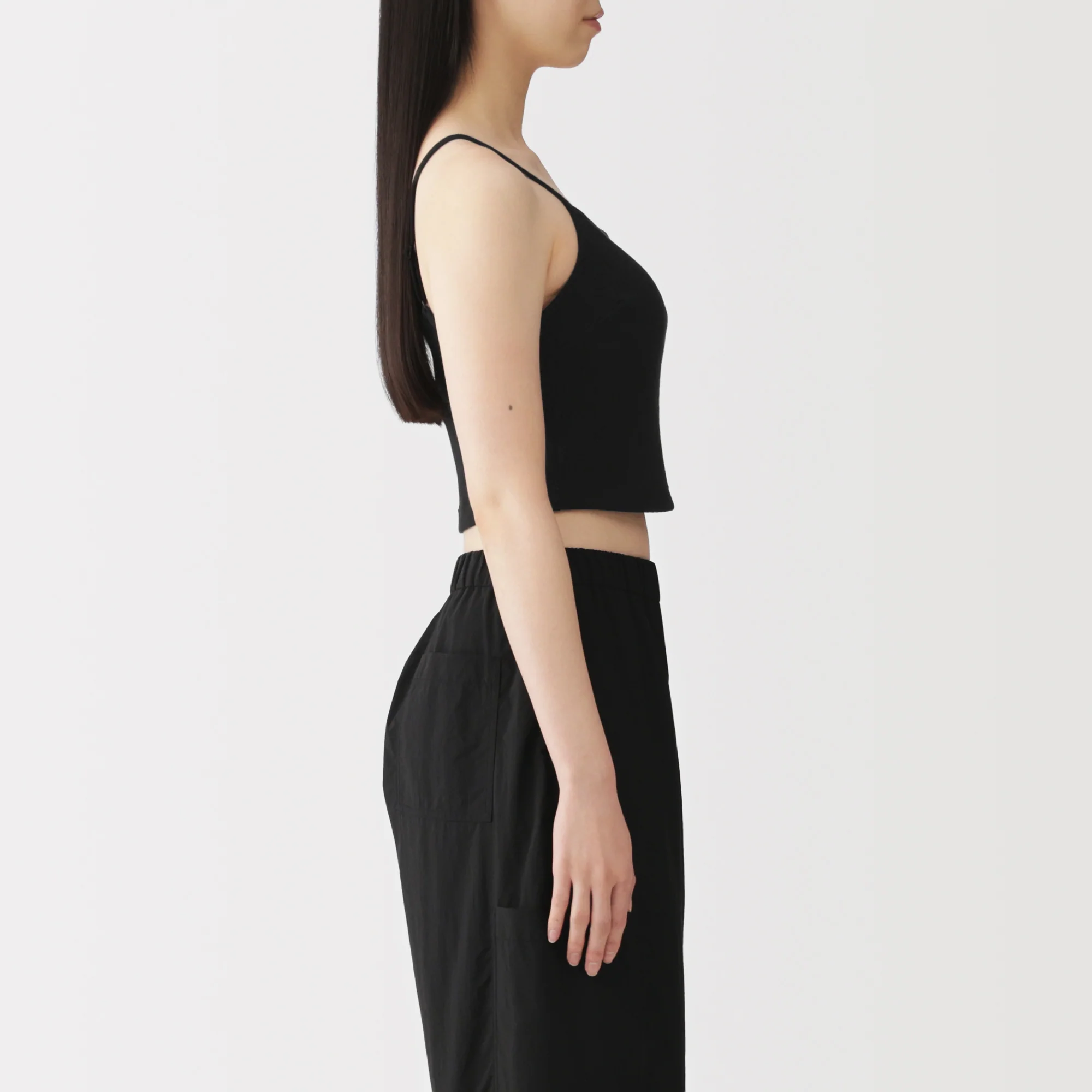 Cotton Rib Bra Camisole - Image 5