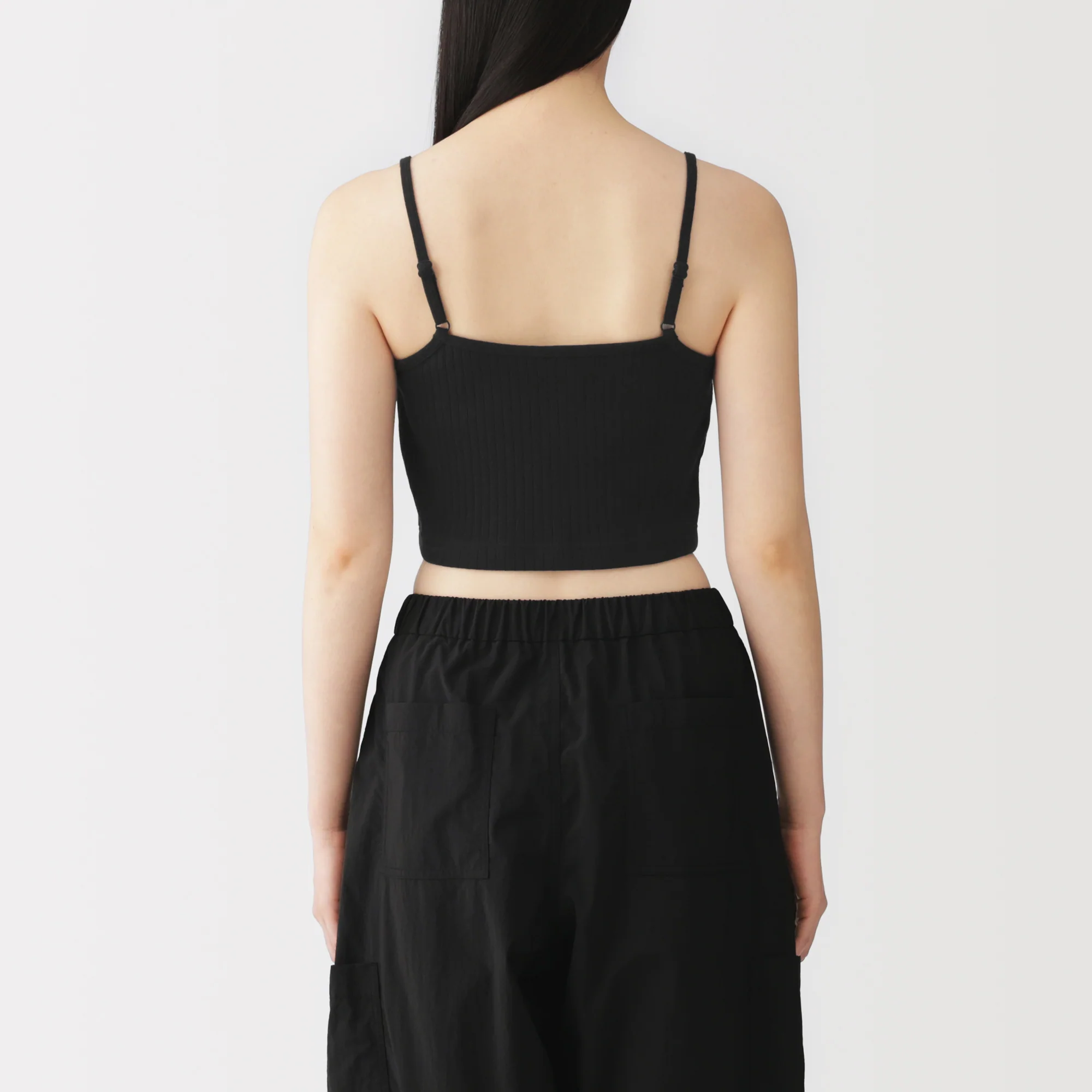 Cotton Rib Bra Camisole - Image 6