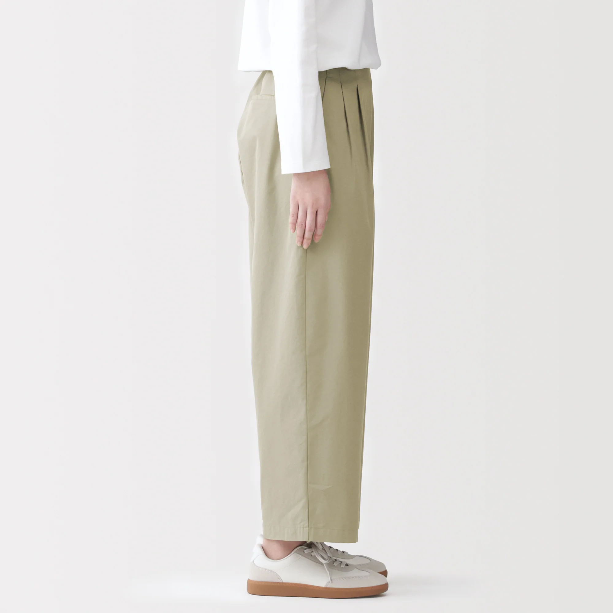 Cotton Twill Wide Tapered Pants - Image 32