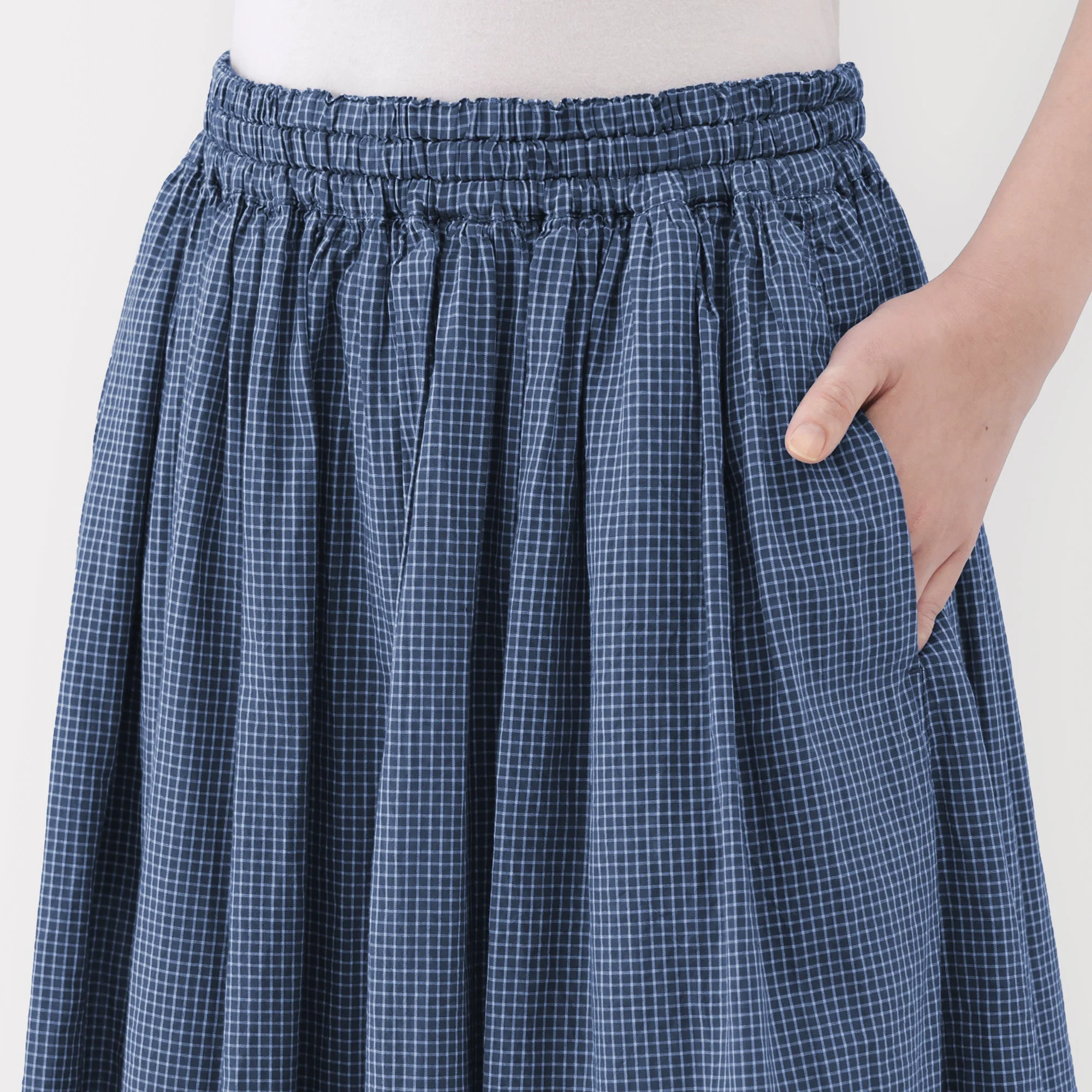 Cotton Voile Gathered Skirt - Image 7