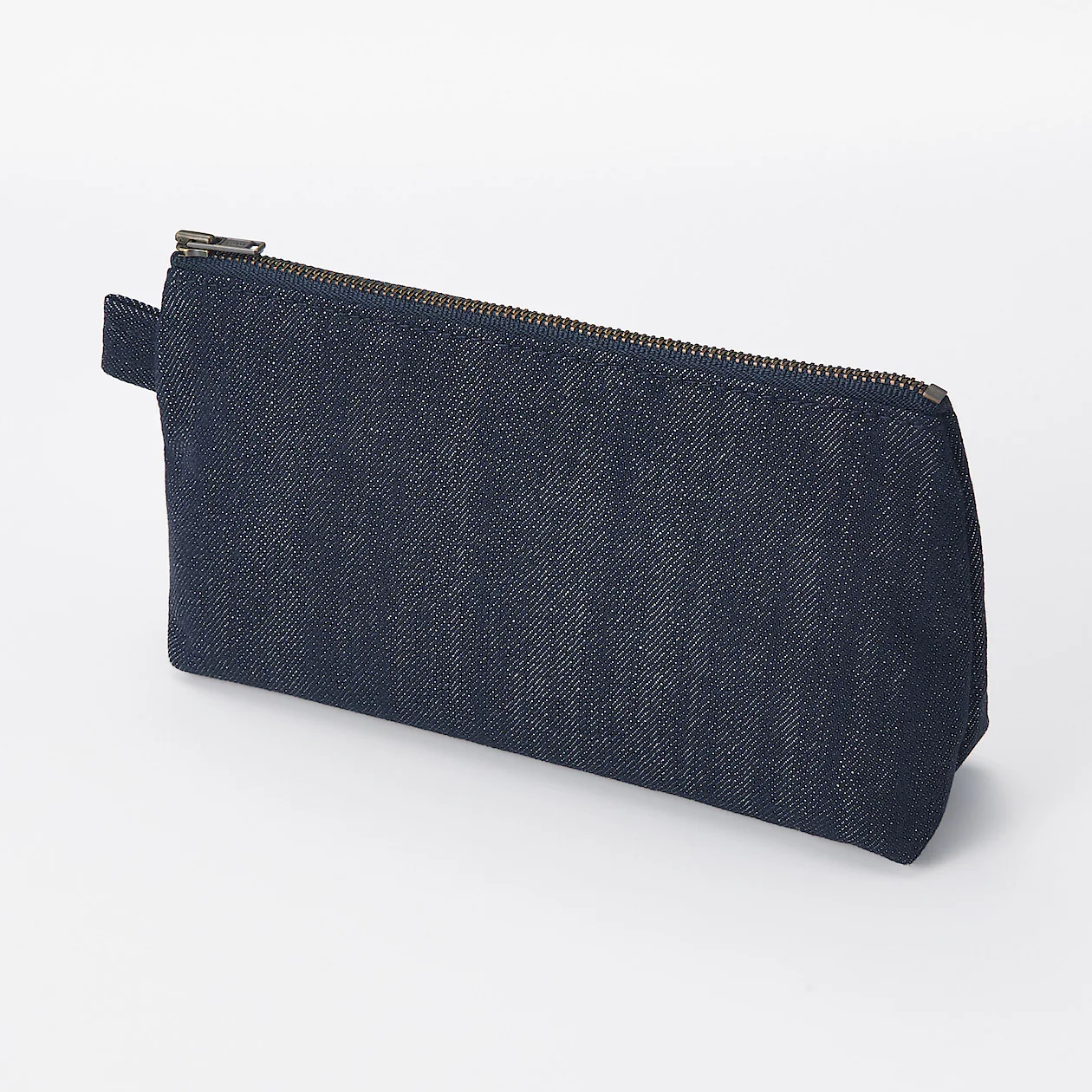Denim Pen Case With Gusset - Image 3