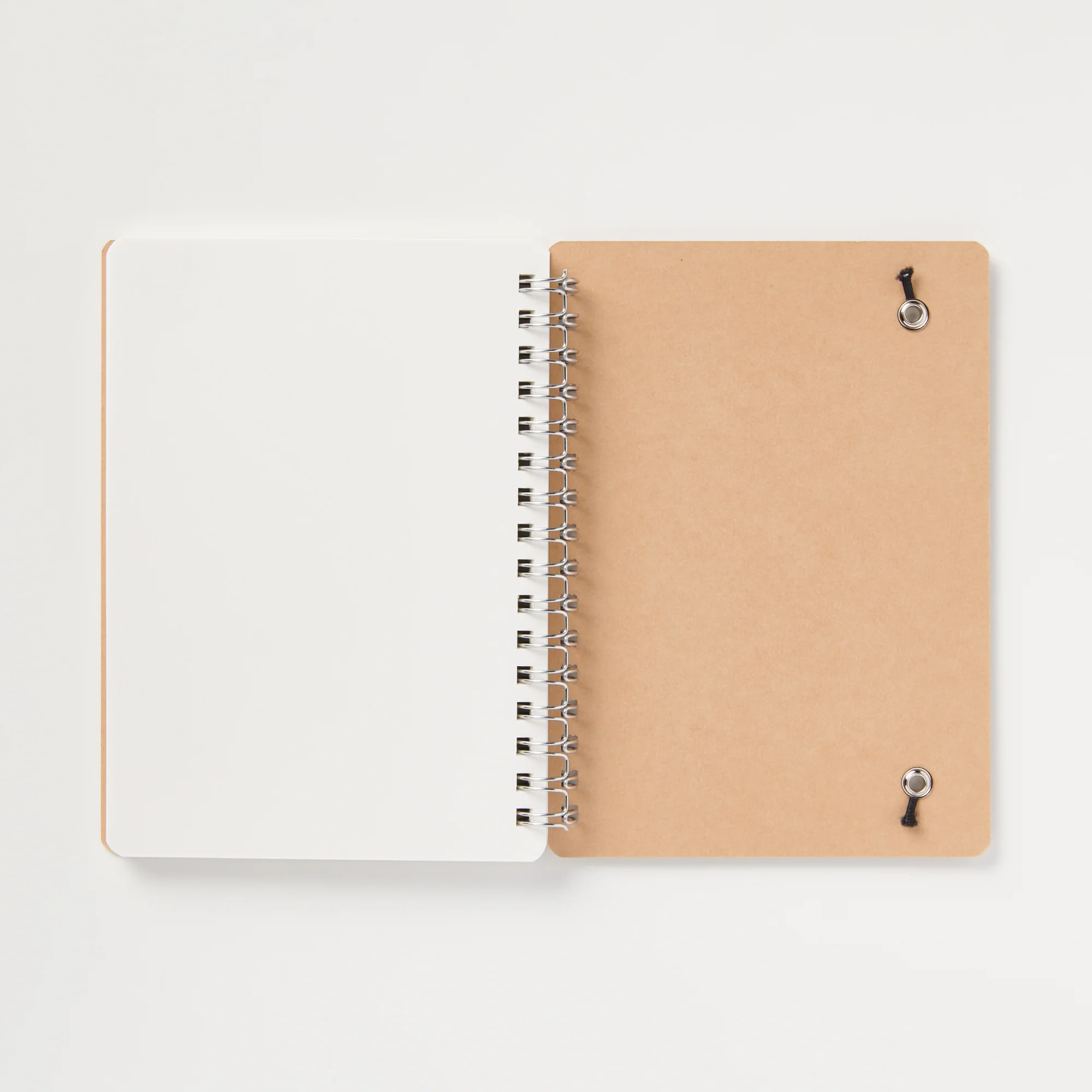 Wirebound Dot Grid Notebook with Strap - Image 4