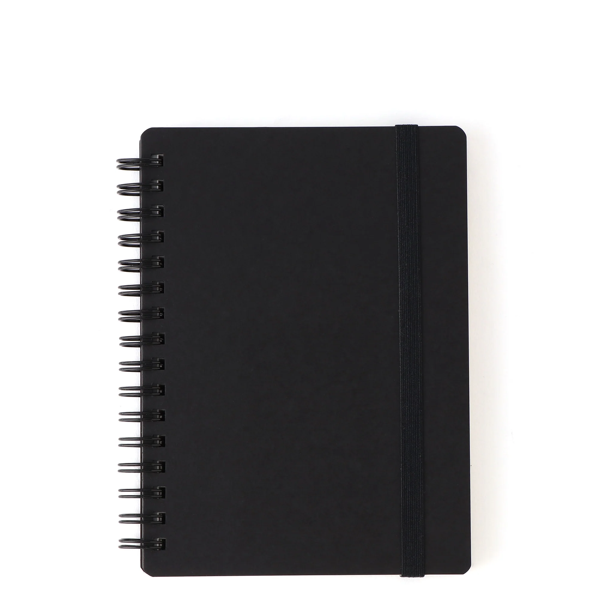 Double Ring Lined Notebook with Strap
