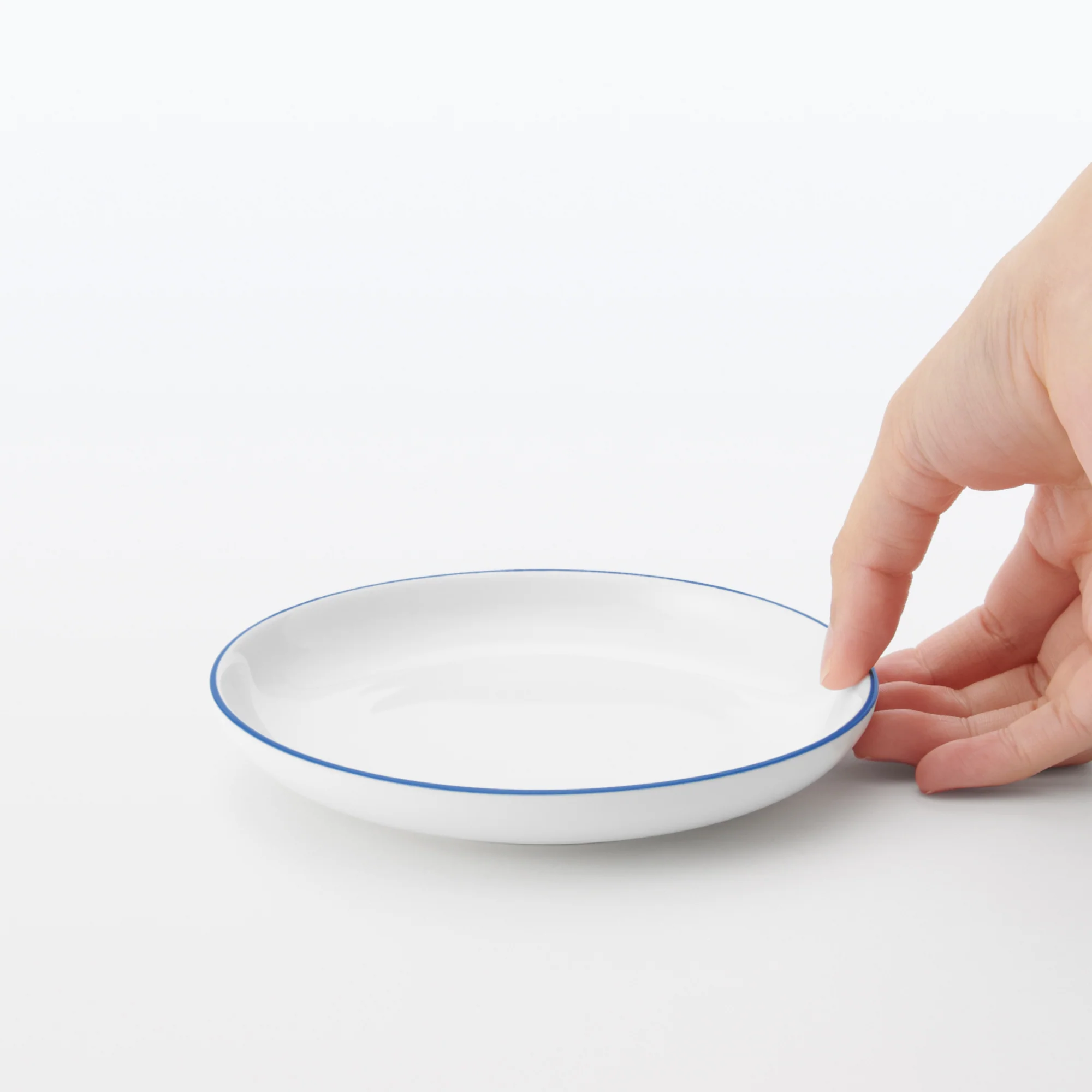 Everyday Tableware Bread Plate - Blue Stripe - Image 6