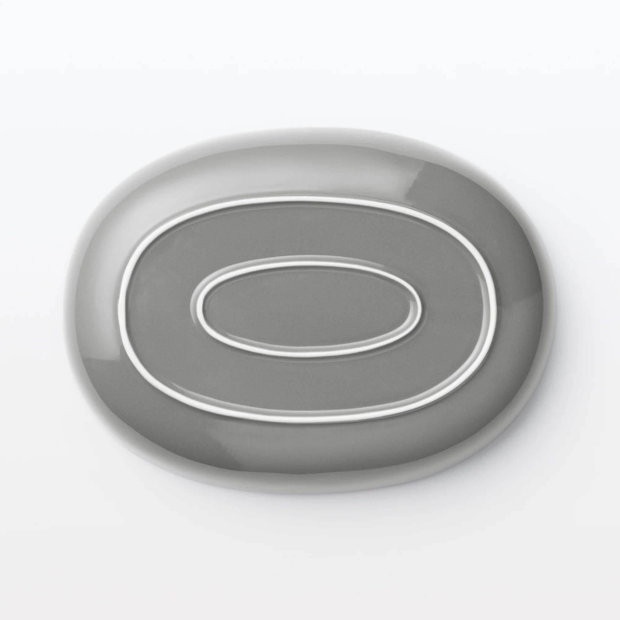 Everyday Tableware Oval Bowl - Grey - Image 4