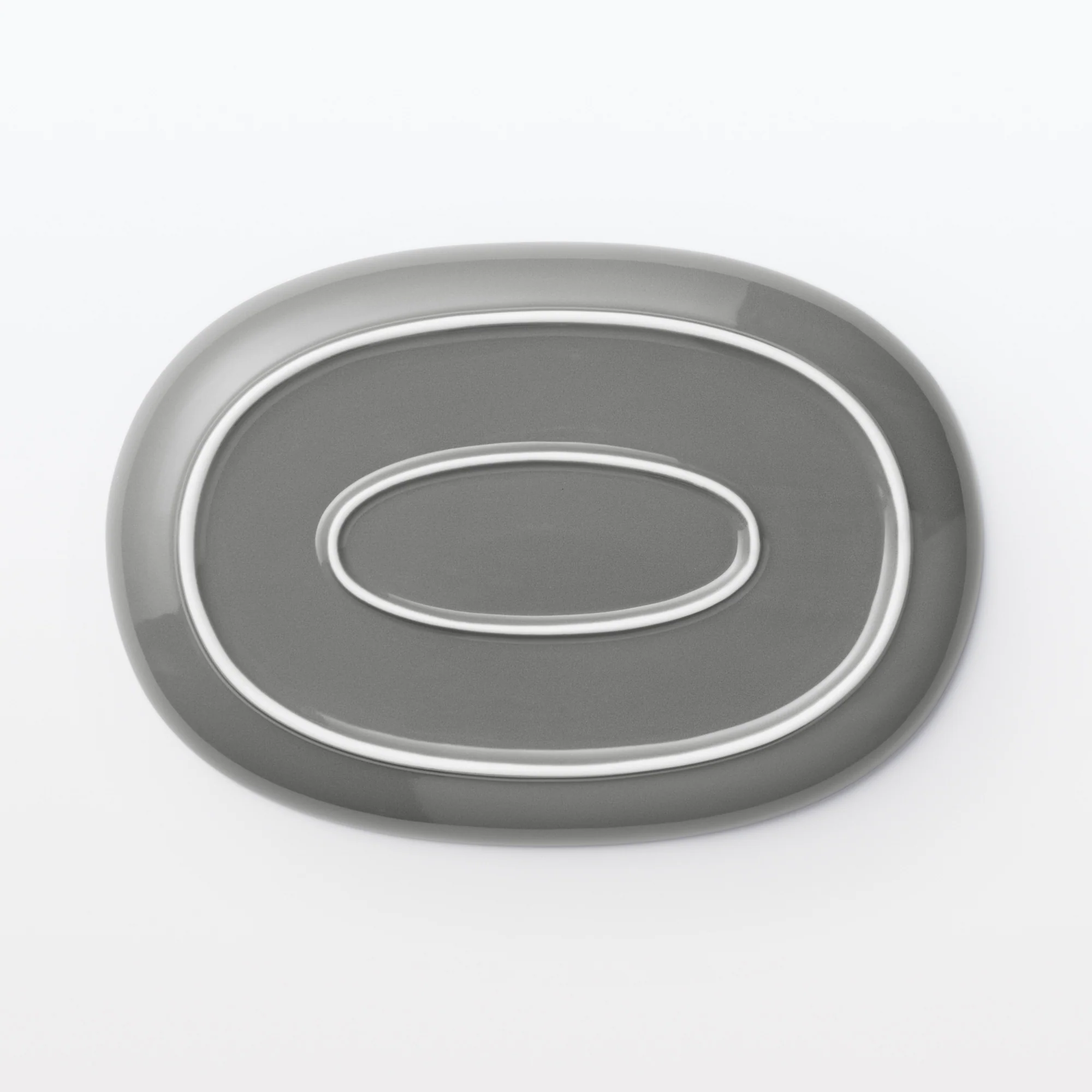 Everyday Tableware Oval Plate Small - Grey - Image 4
