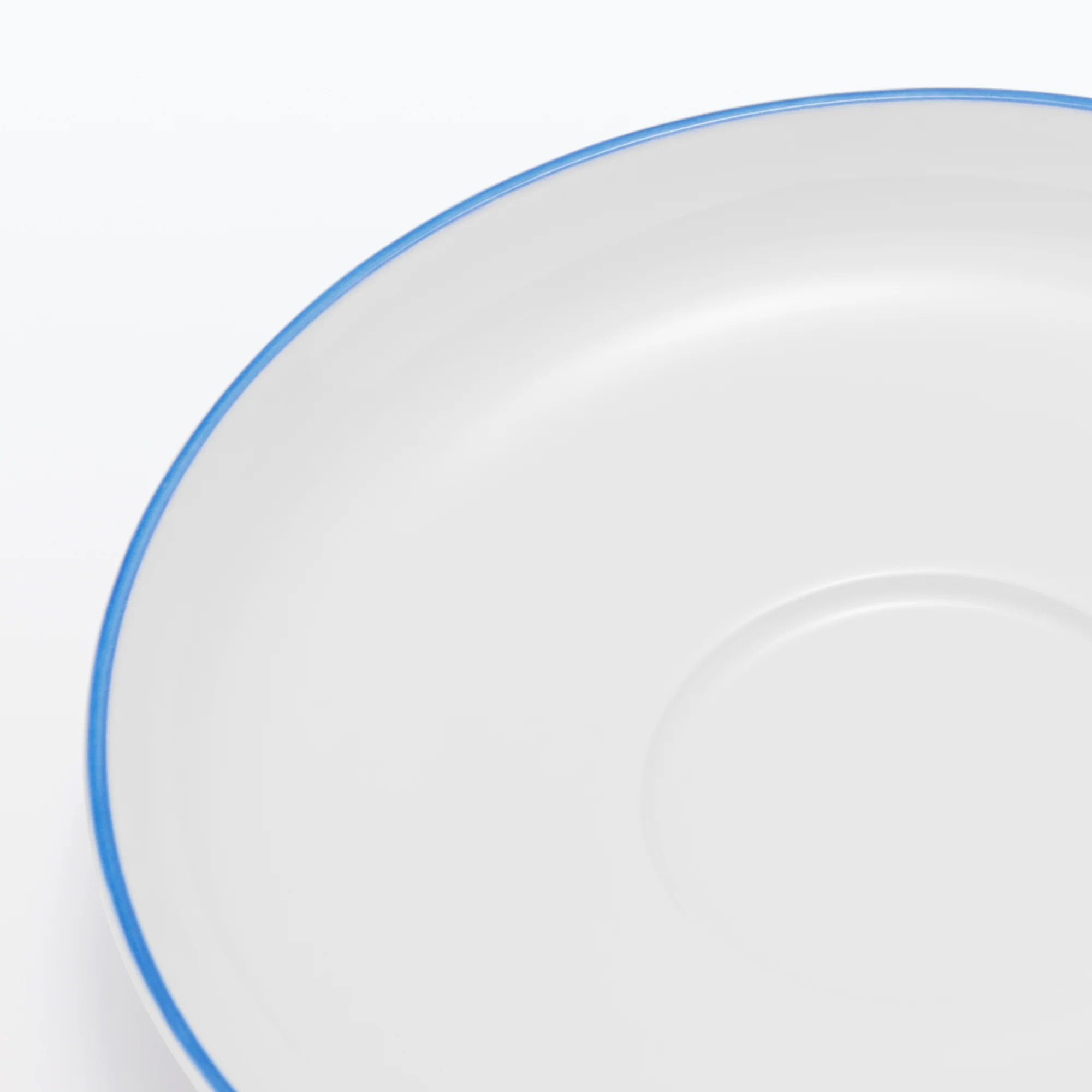Everyday Tableware Tea Saucer - Blue Stripe - Image 6