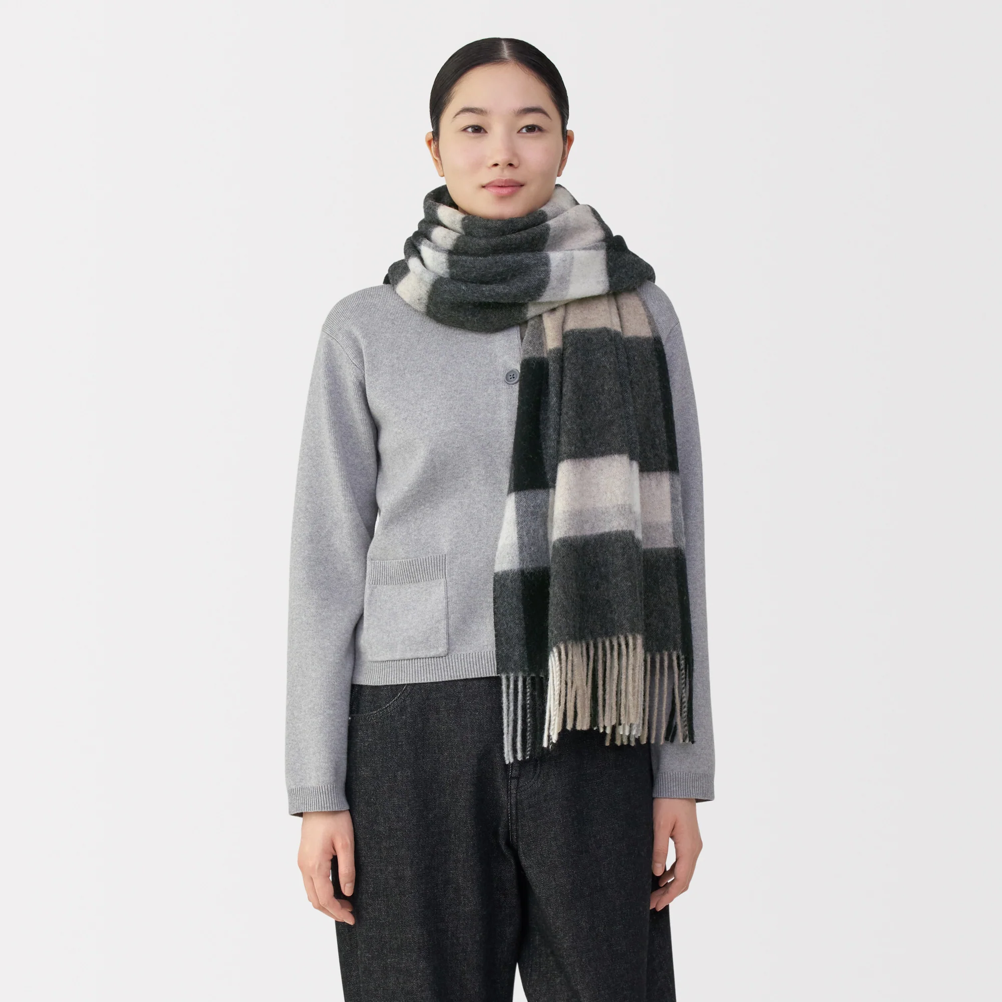 Fluffy Wool Blanket Stole - Image 18