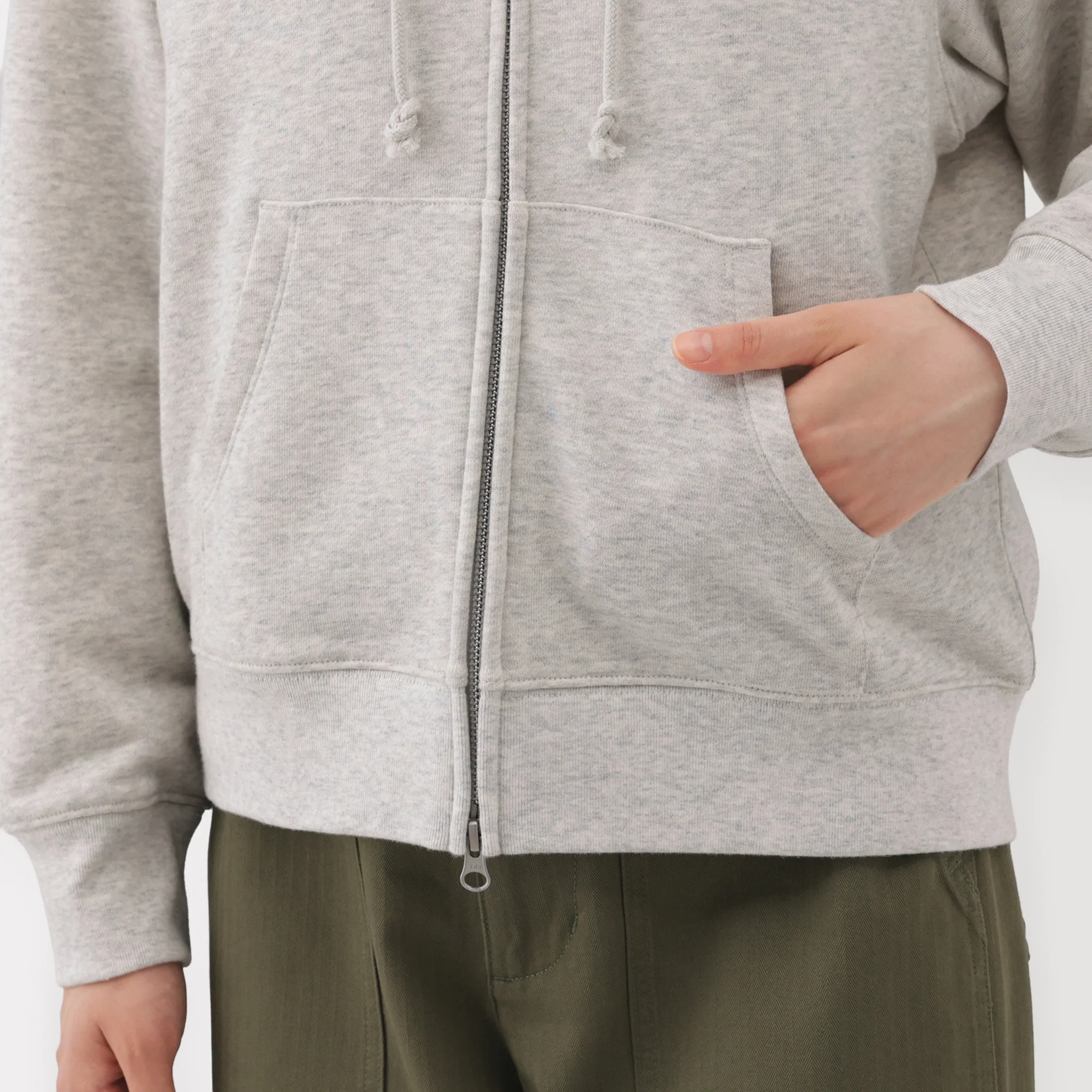 French Terry Zip-Up Hoodie - Image 28