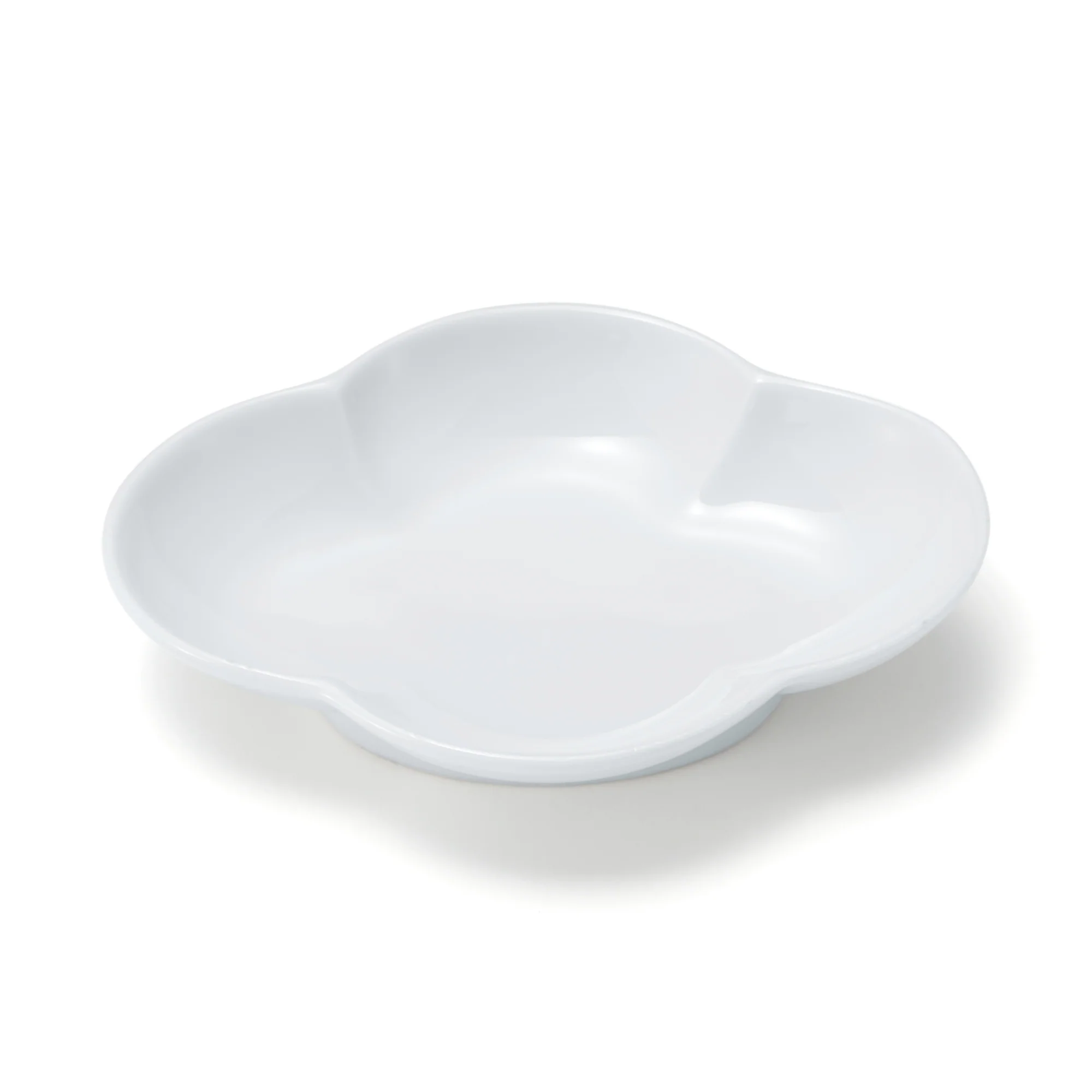 Hasami Ware Lucky Small Plate - Flowering Quince - White