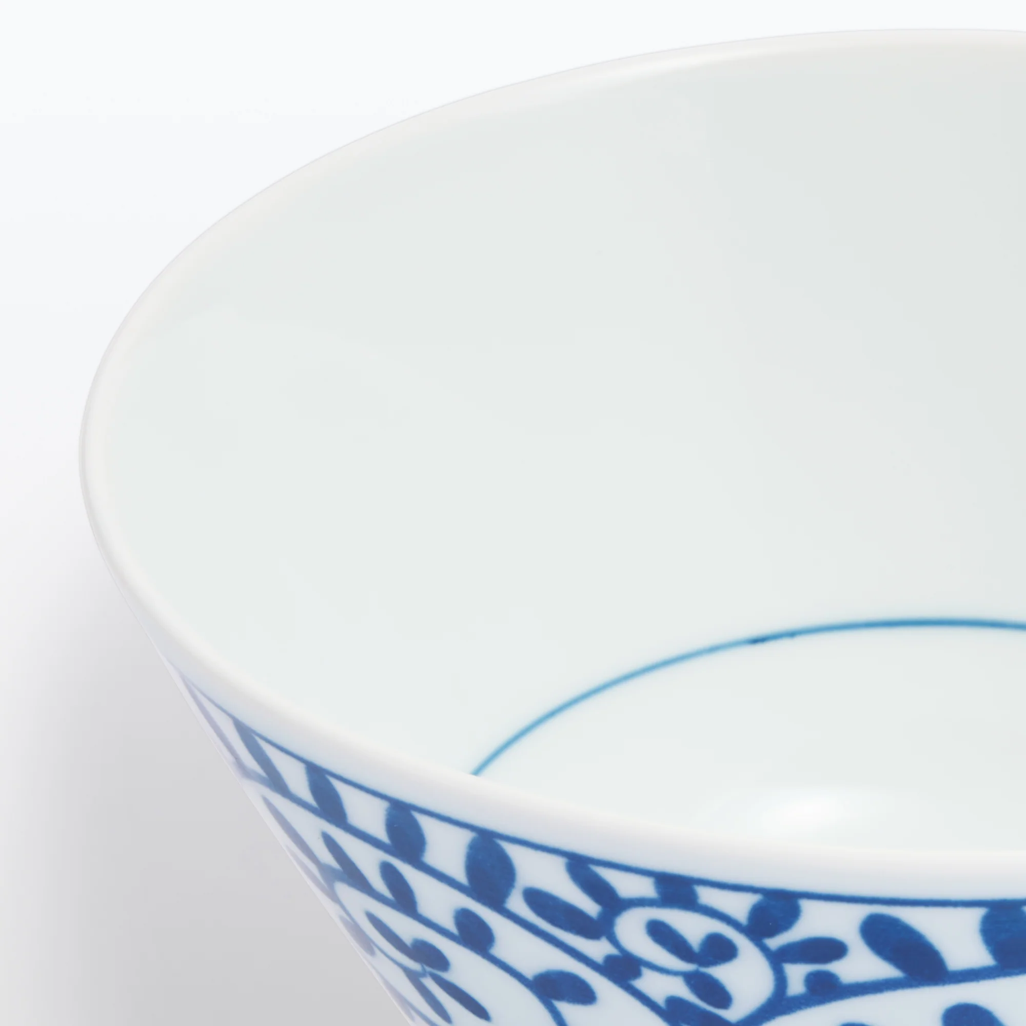Hasami Ware Rice Bowl - Arabesque Pattern - Image 14