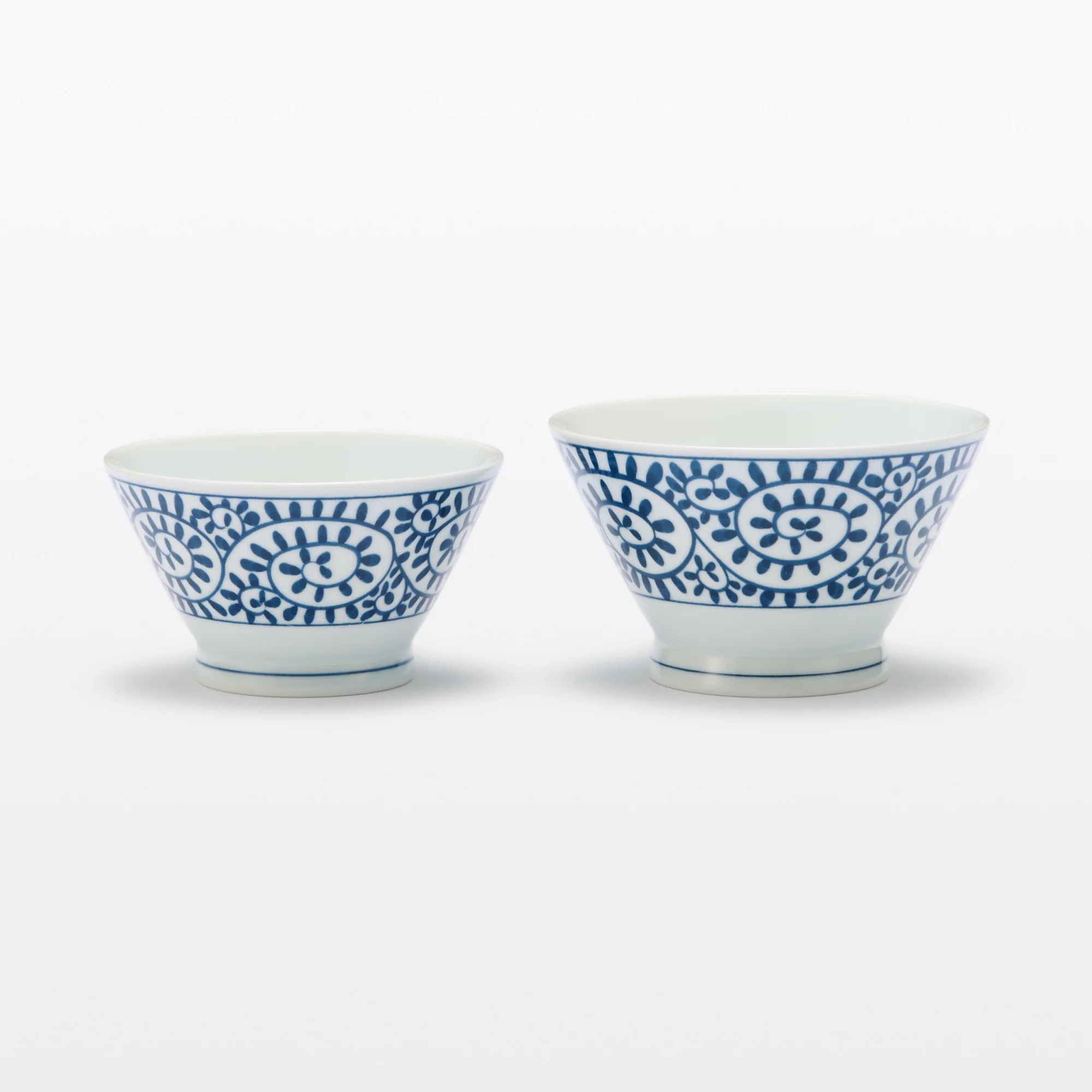 Hasami Ware Rice Bowl - Arabesque Pattern - Image 16