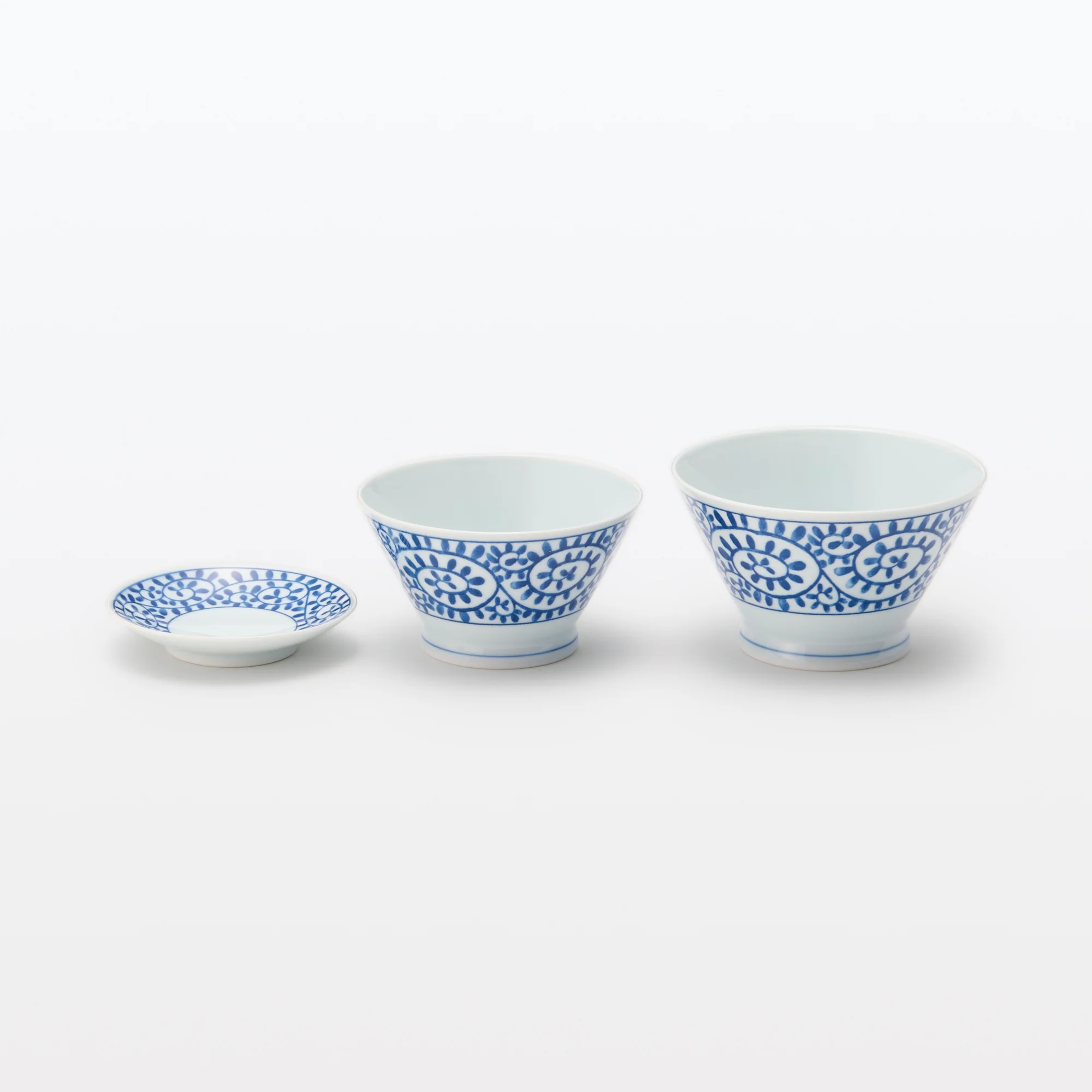 Hasami Ware Rice Bowl - Arabesque Pattern - Small - Image 10
