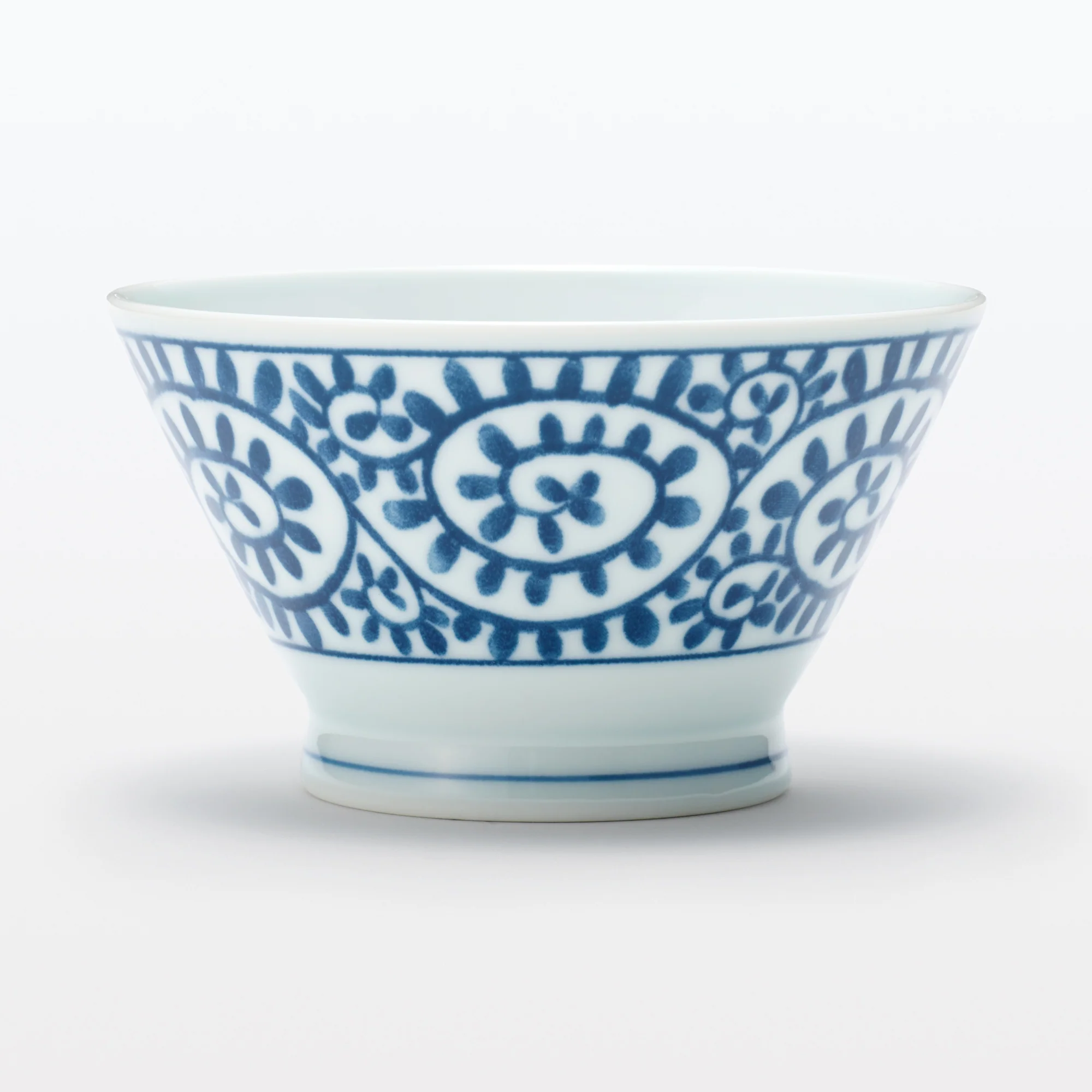 Hasami Ware Rice Bowl - Arabesque Pattern - Small - Image 2