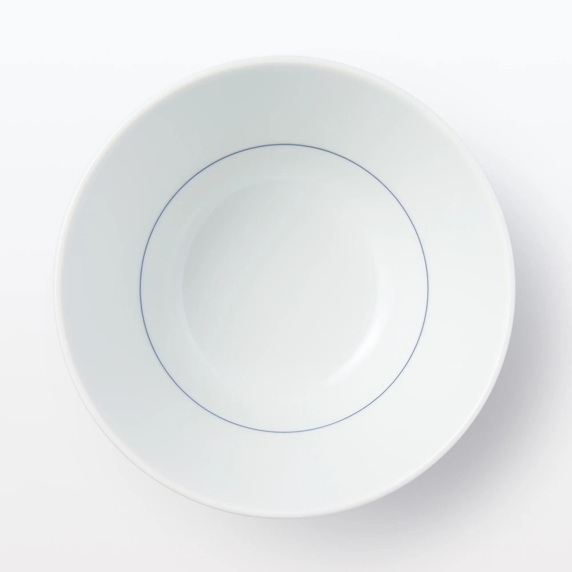 Hasami Ware Rice Bowl - Horizontal Stripes Pattern - Image 3