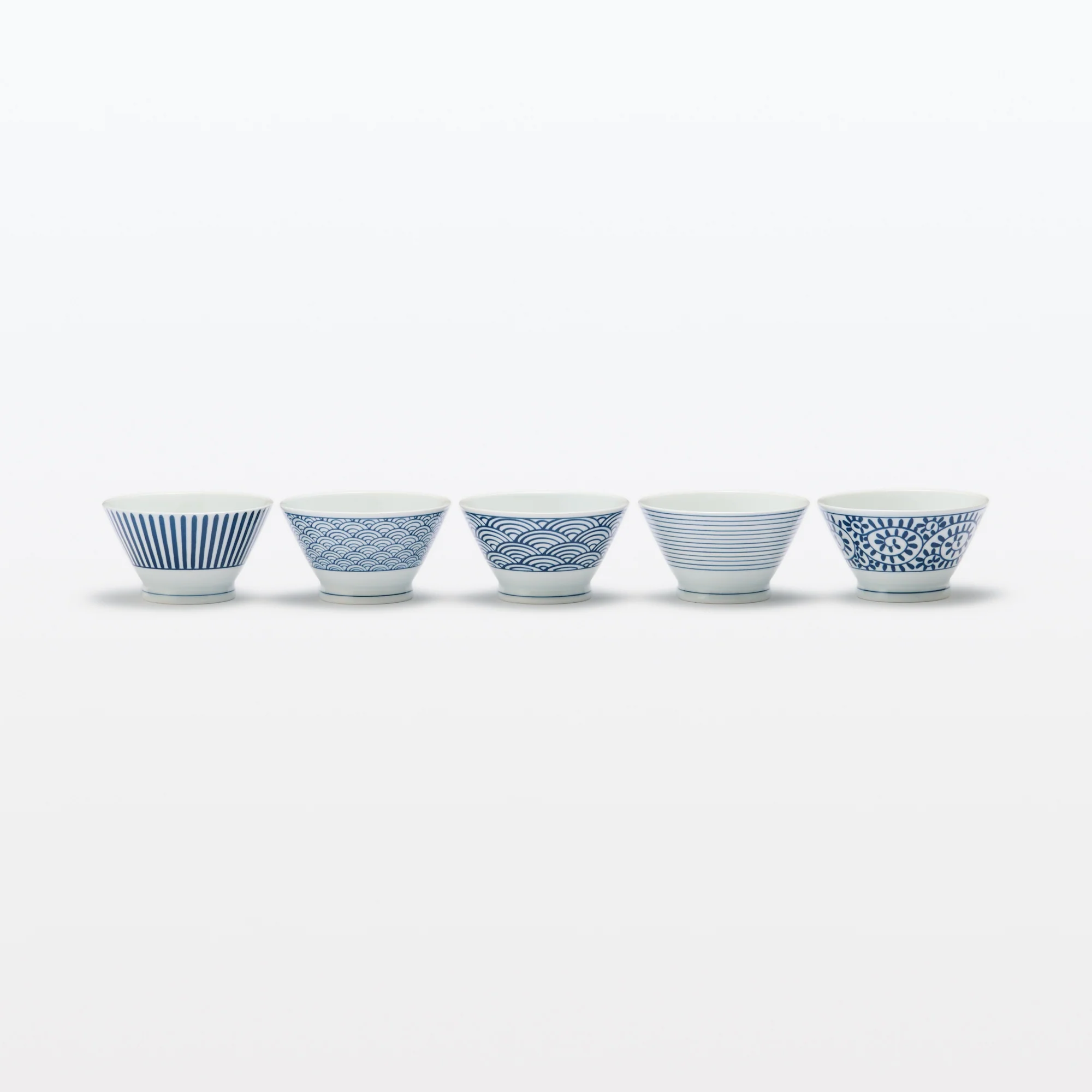 Hasami Ware Rice Bowl - Stripes Pattern - Image 17