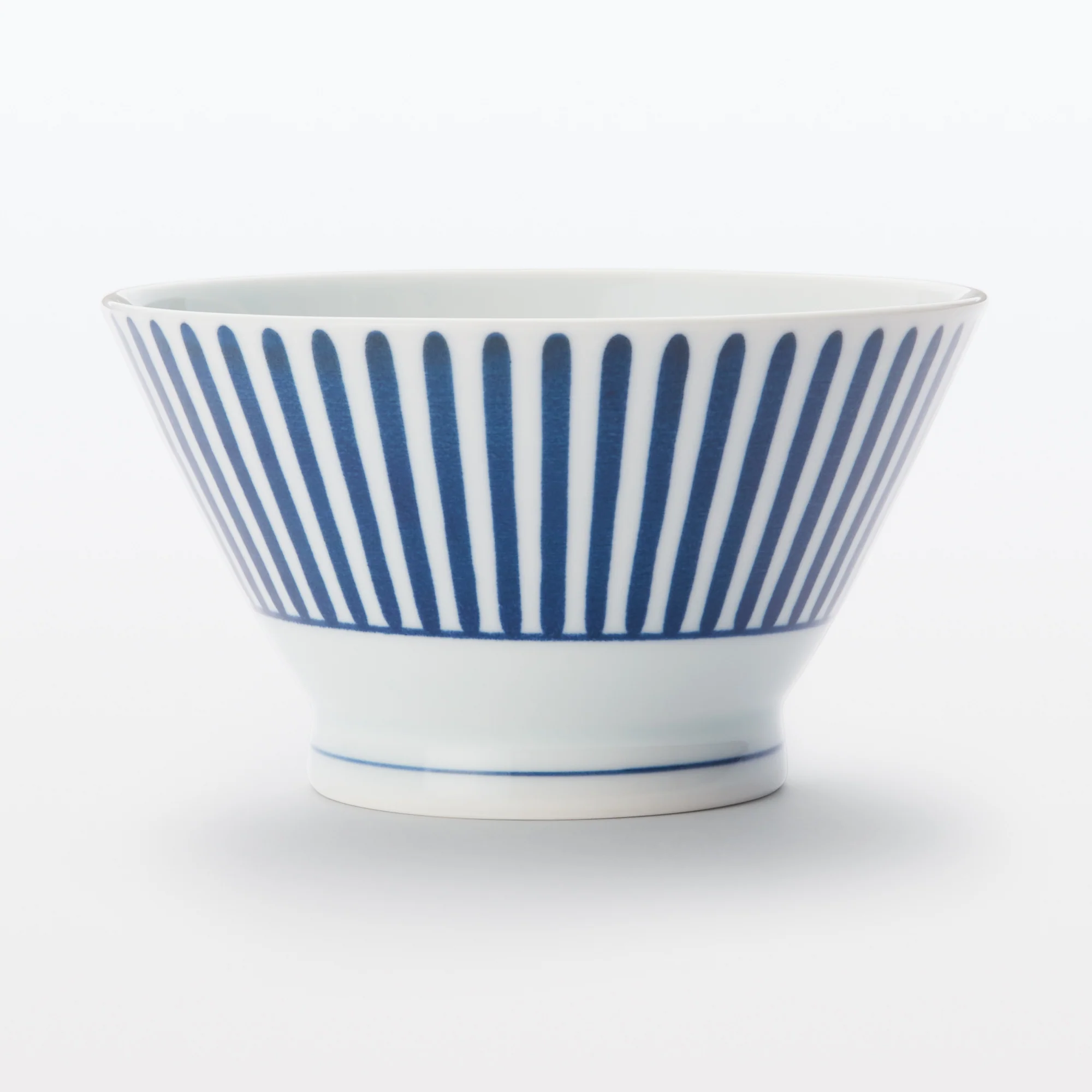 Hasami Ware Rice Bowl - Stripes Pattern - Image 3