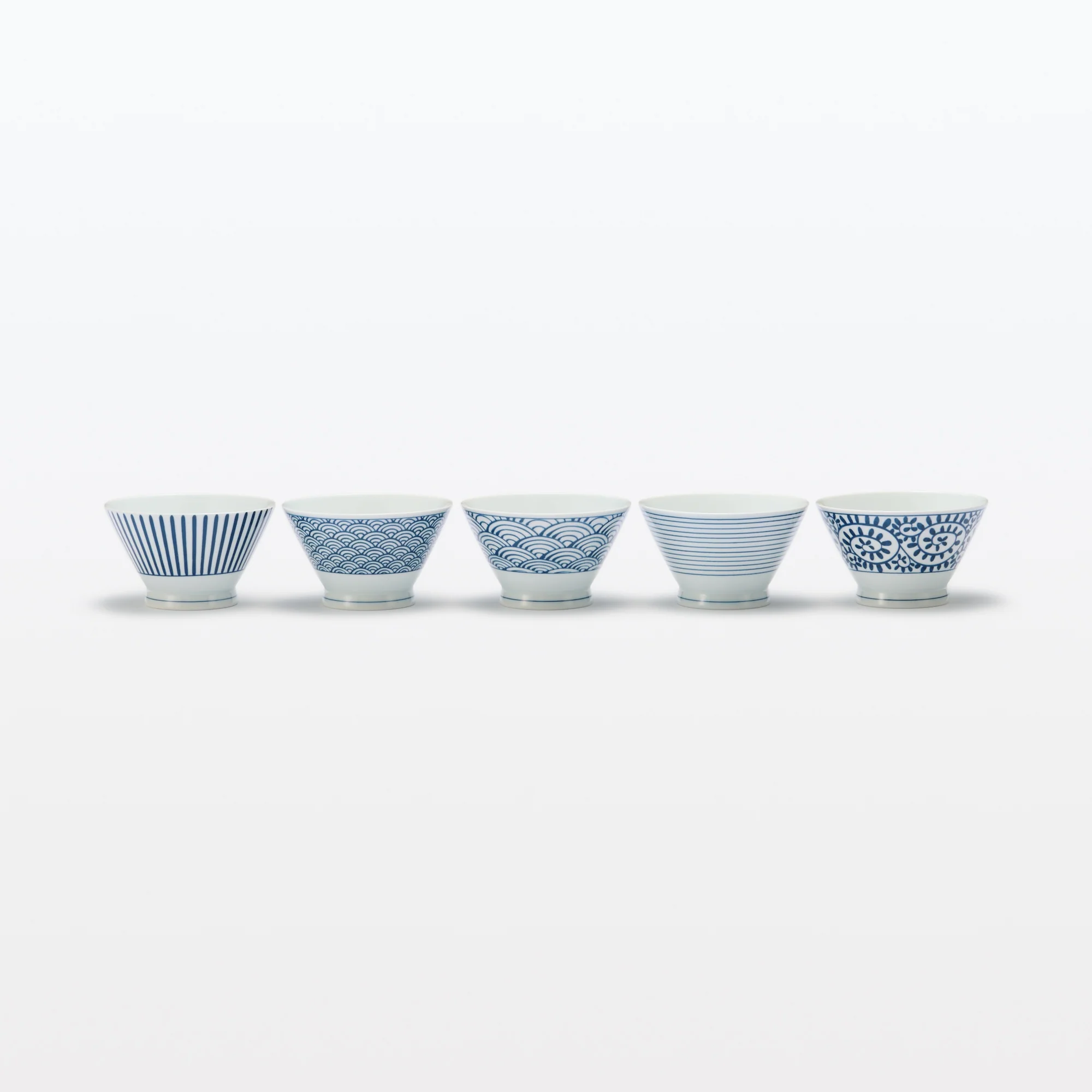 Hasami Ware Rice Bowl - Stripes Pattern - Image 9